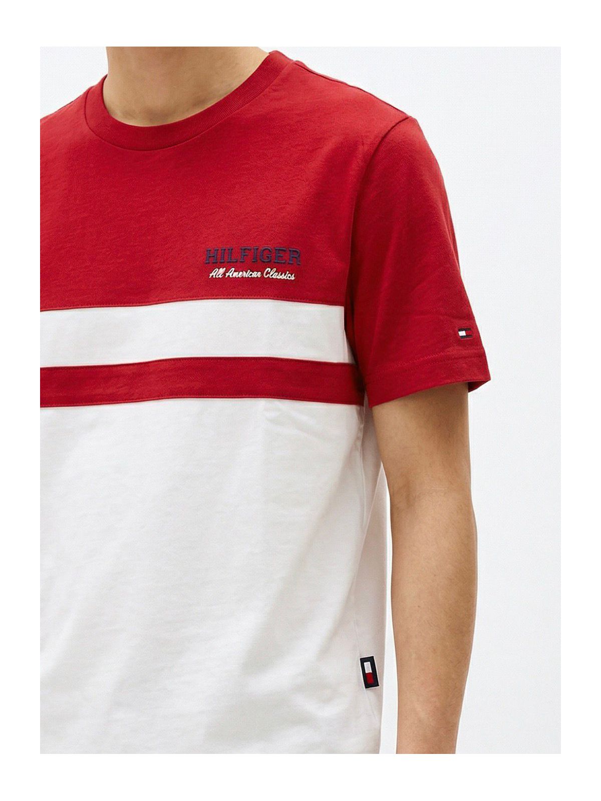 CAMISETA TOMMY HILFIG - VERMELHO - SP GRIFES - Camisetas Importadas no Atacado