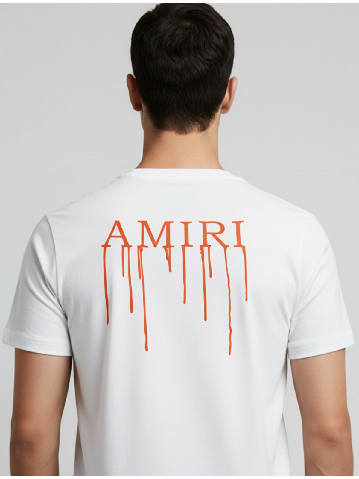 Camiseta Amiri - Branca - Chinesa Encorpada - SP GRIFES - Camisetas Importadas no Atacado