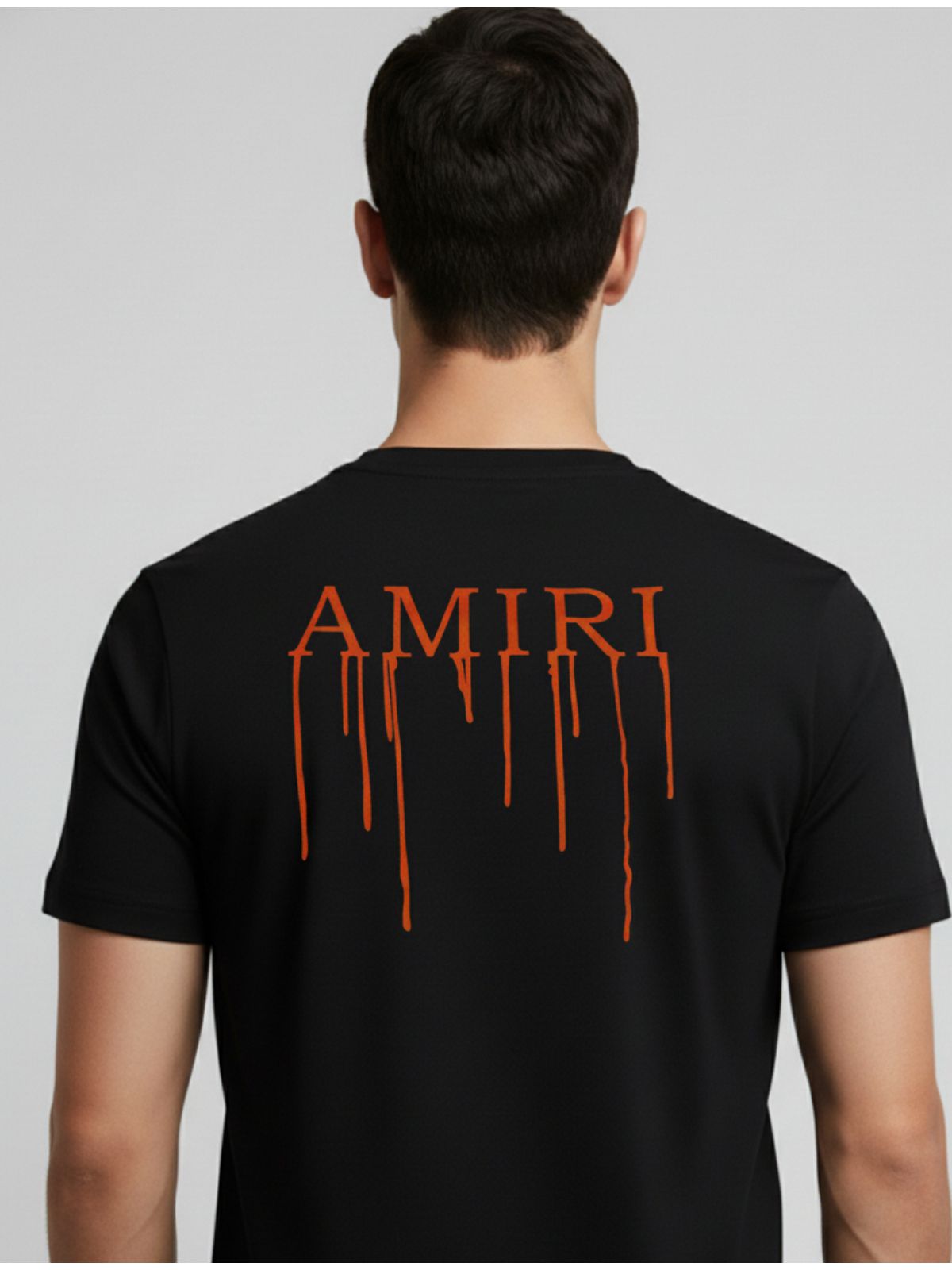 Camiseta Amiri - Preta - Chinesa Encorpada - SP GRIFES - Camisetas Importadas no Atacado