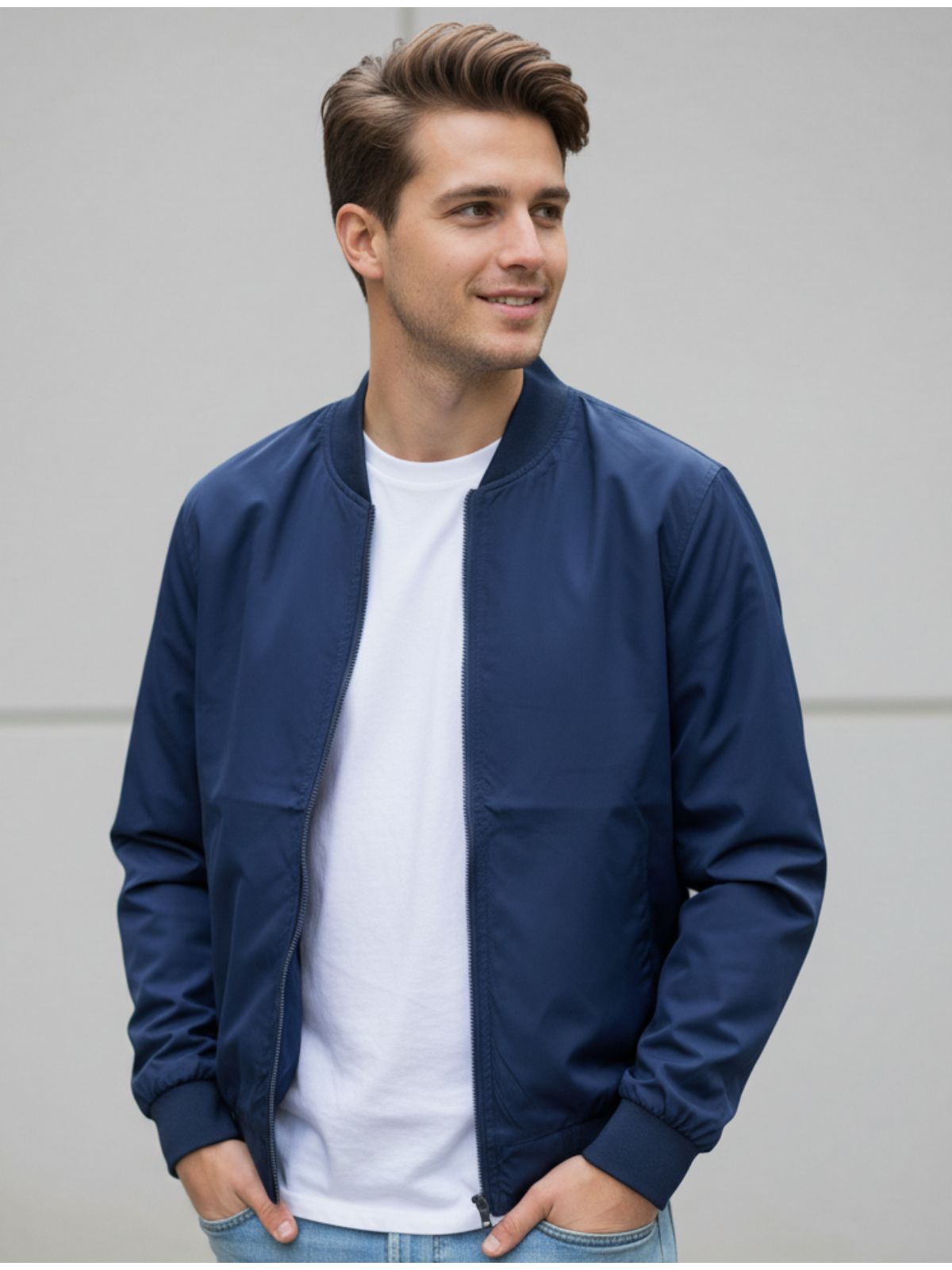 Jaqueta Zara Importada - Azul - SP GRIFES - Camisetas Importadas no Atacado