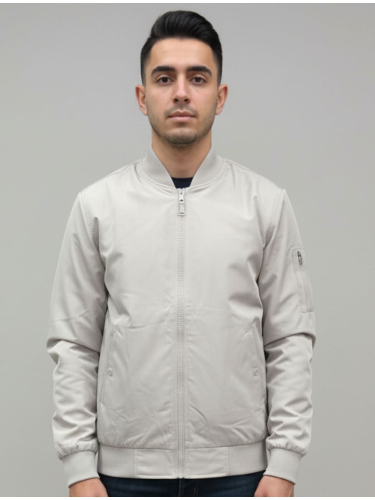 Jaqueta Zara Importada - Cinza - SP GRIFES - Camisetas Importadas no Atacado