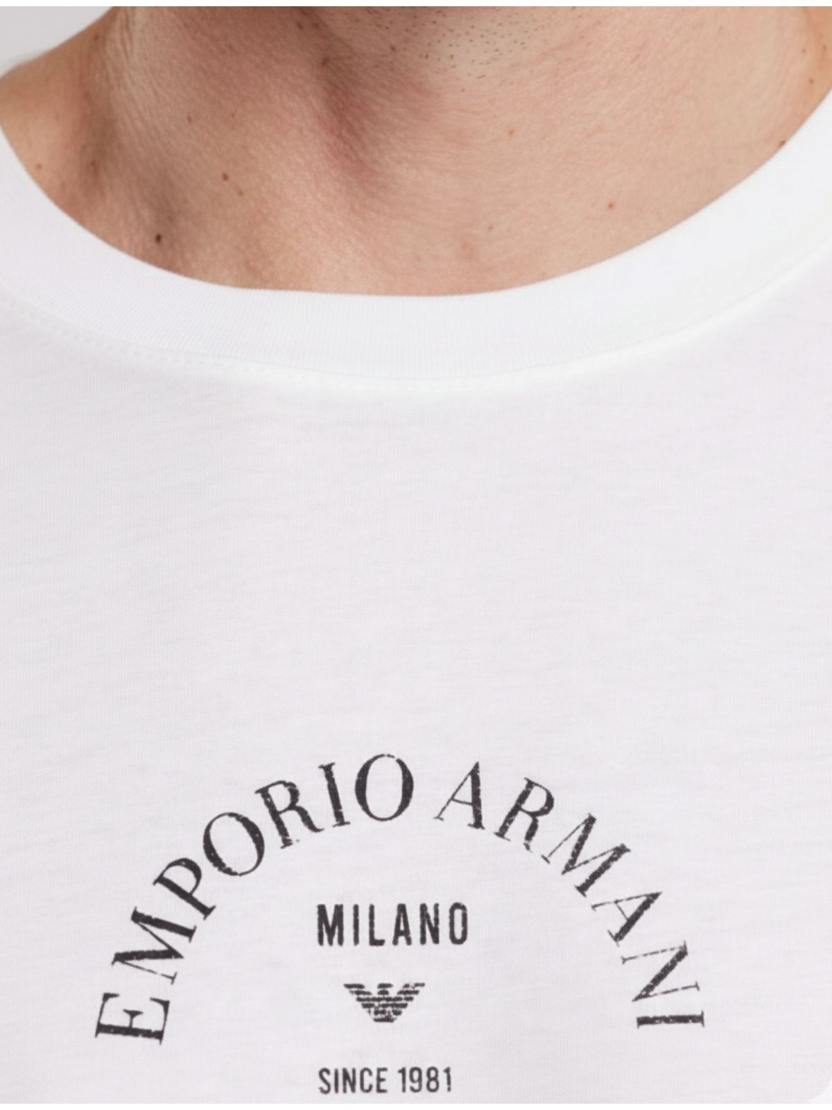 Camiseta Armani - Branca - Egípcia - SP GRIFES - Camisetas Importadas no Atacado