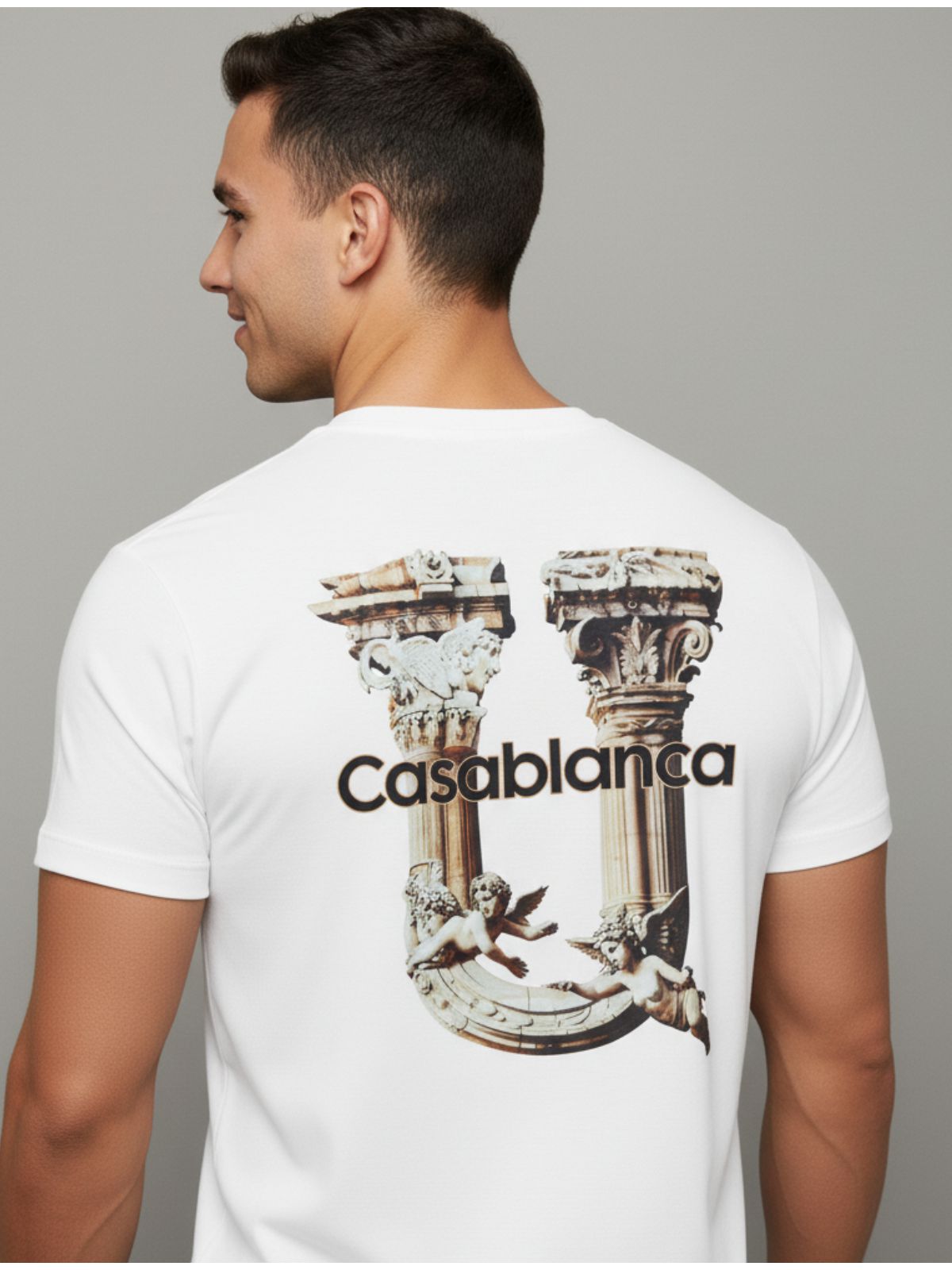 Camiseta Casa Blanca Branca - Chinesa - SP GRIFES - Camisetas Importadas no Atacado