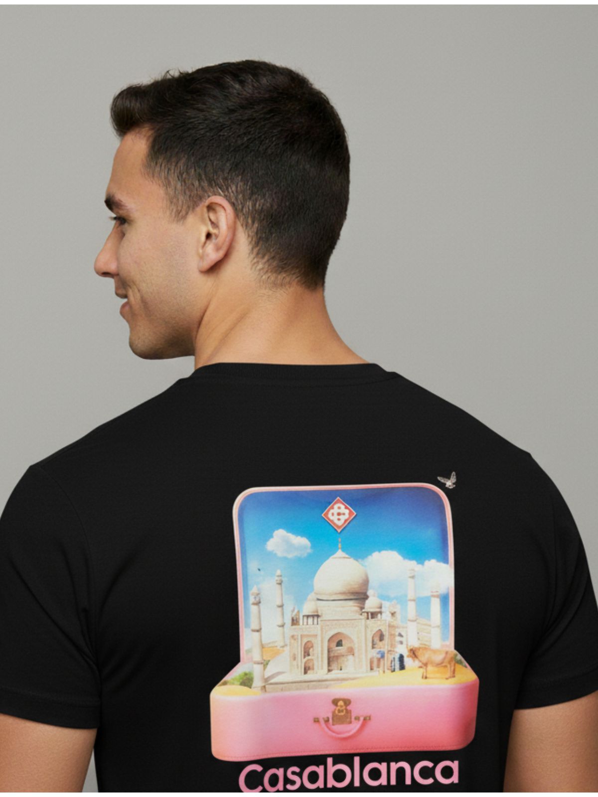 Camiseta Casa Blanca Preta - Chinesa - SP GRIFES - Camisetas Importadas no Atacado