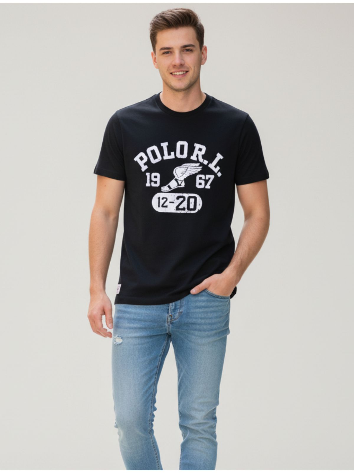 Camiseta Ralph Lauren - Preta - SP GRIFES - Camisetas Importadas no Atacado