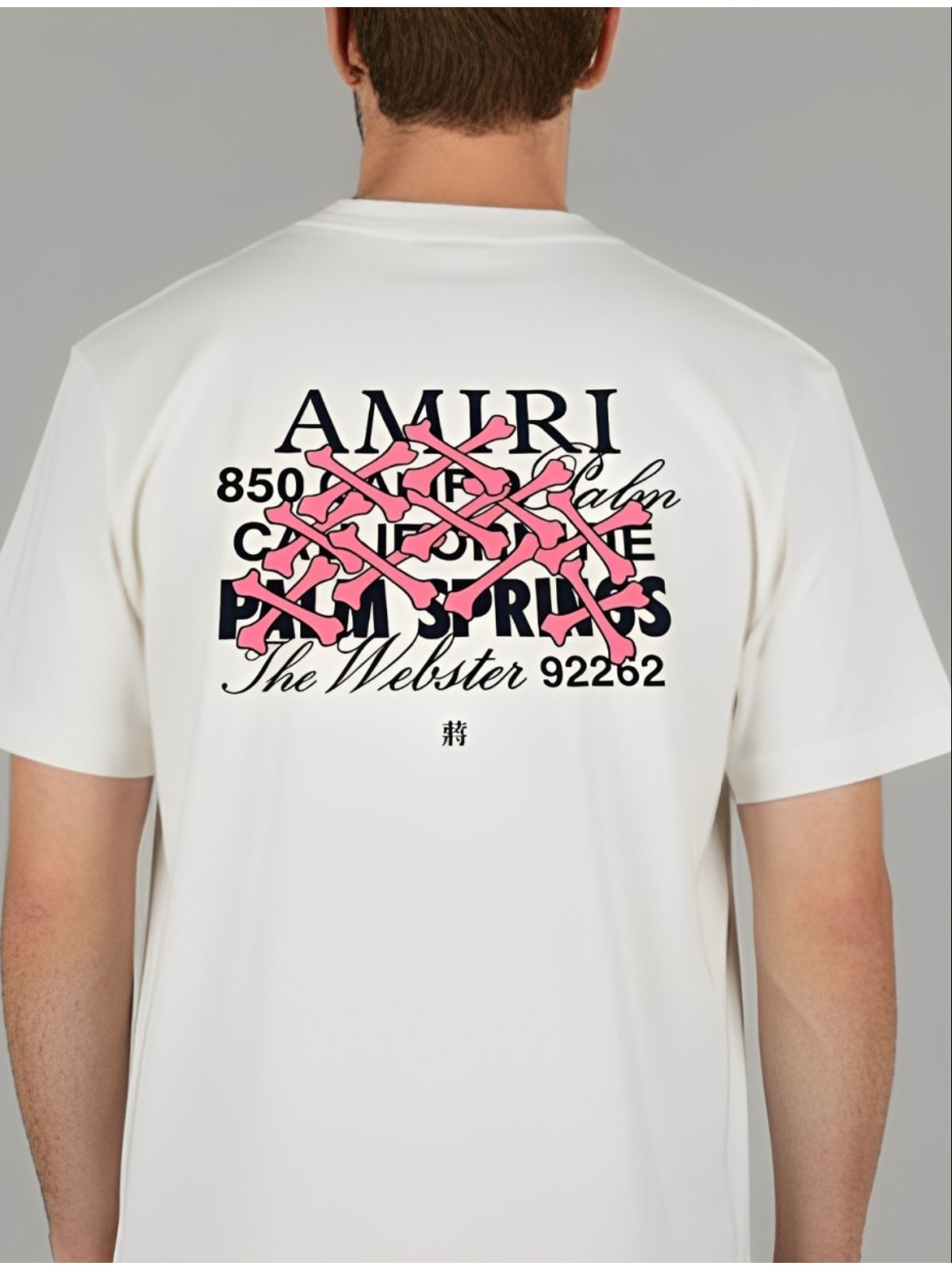 Camiseta Amiri - Branca - Chinesa Encorpada - SP GRIFES - Camisetas Importadas no Atacado