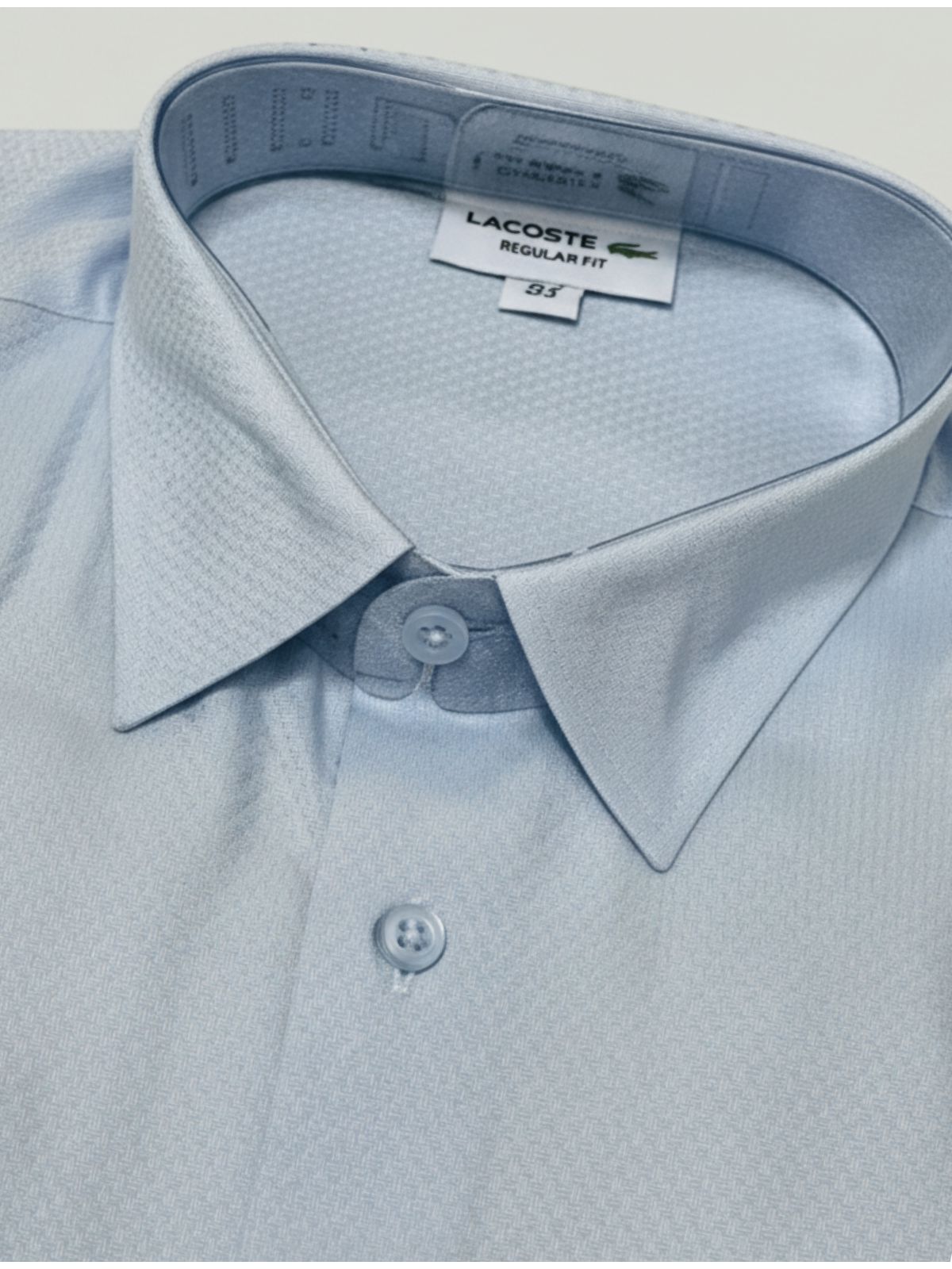 Camisa Social Lacoste - Azul Claro - SP GRIFES - Camisetas Importadas no Atacado