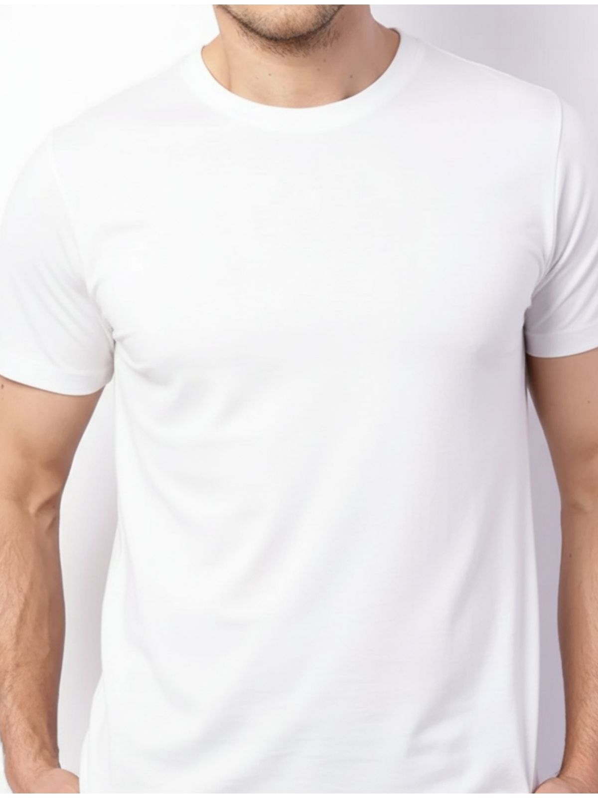 CAMISETA TERMOCOLADA - BRANCA - SP GRIFES - Camisetas Importadas no Atacado