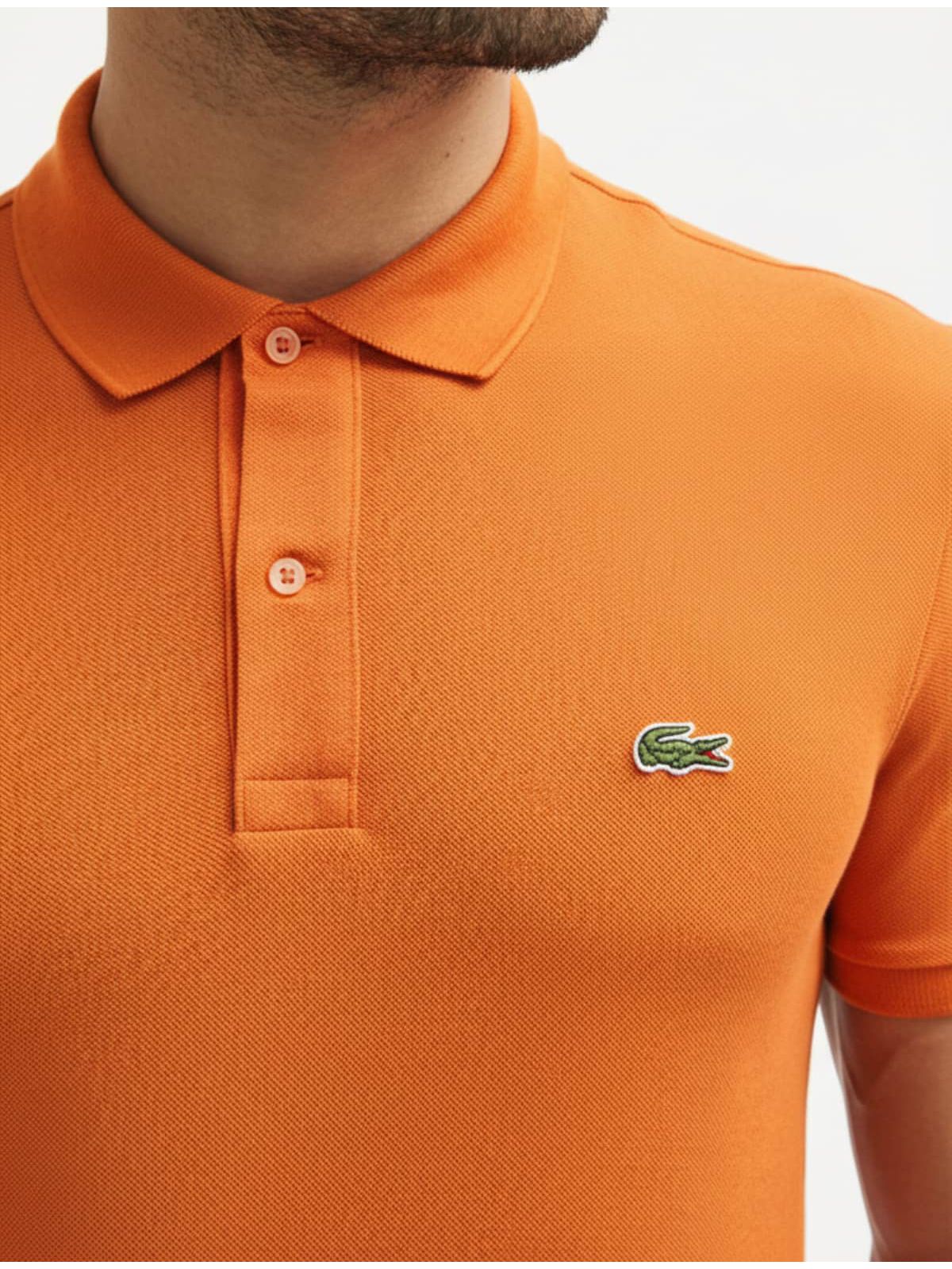 Gola Polo Lacoste Importada - Laranja - SP GRIFES - Camisetas Importadas no Atacado