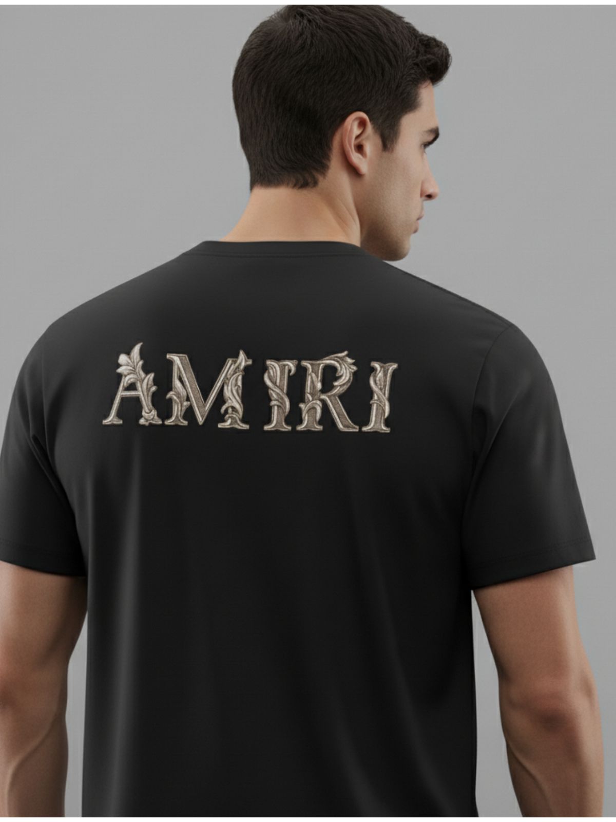 Camiseta Amiri - Preta - SP GRIFES - Camisetas Importadas no Atacado