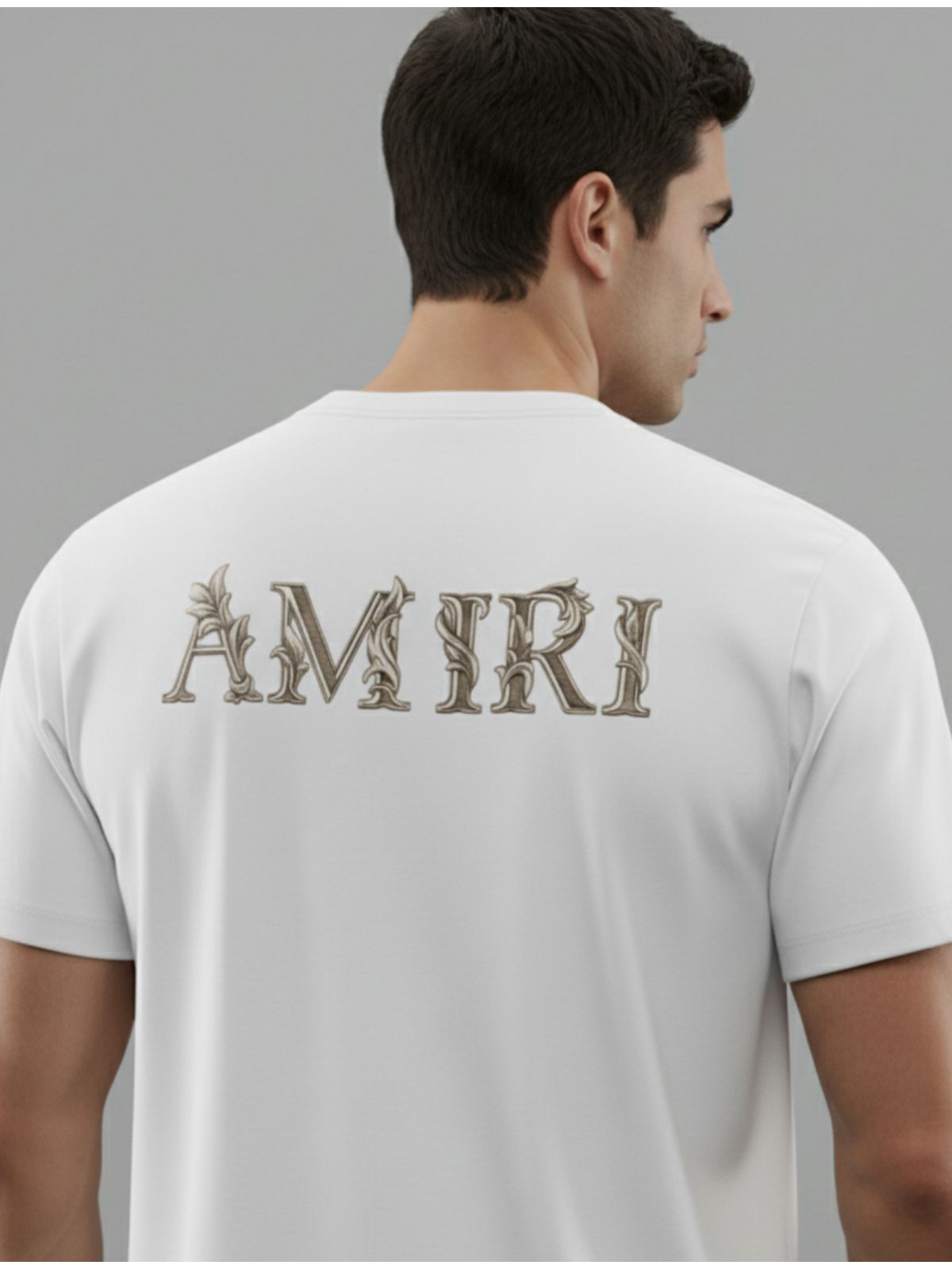 Camiseta Amiri - Branca - SP GRIFES - Camisetas Importadas no Atacado