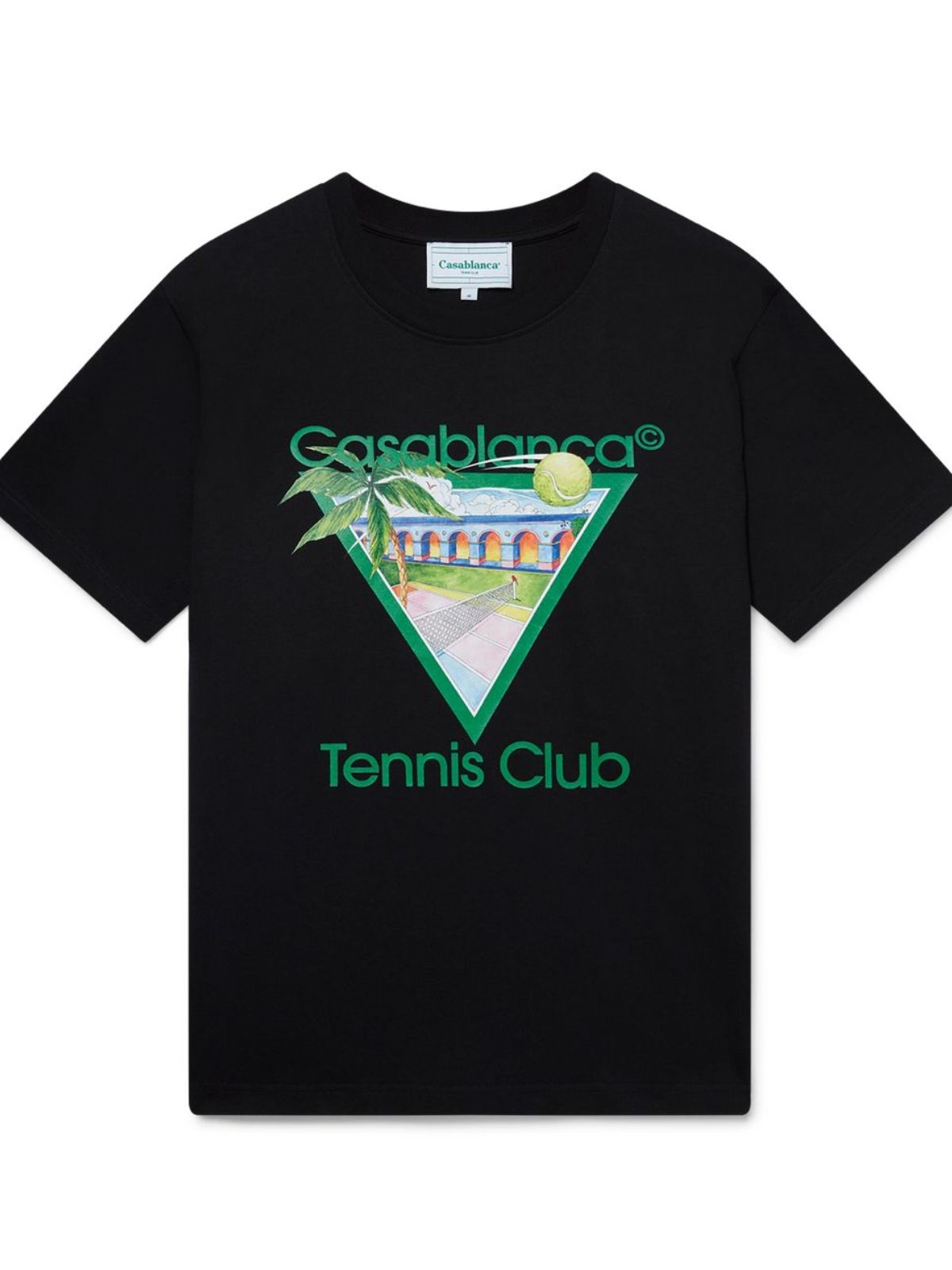 Camiseta Casa Blanca Tenis Club Preta - Chinesa - SP GRIFES - Camisetas Importadas no Atacado