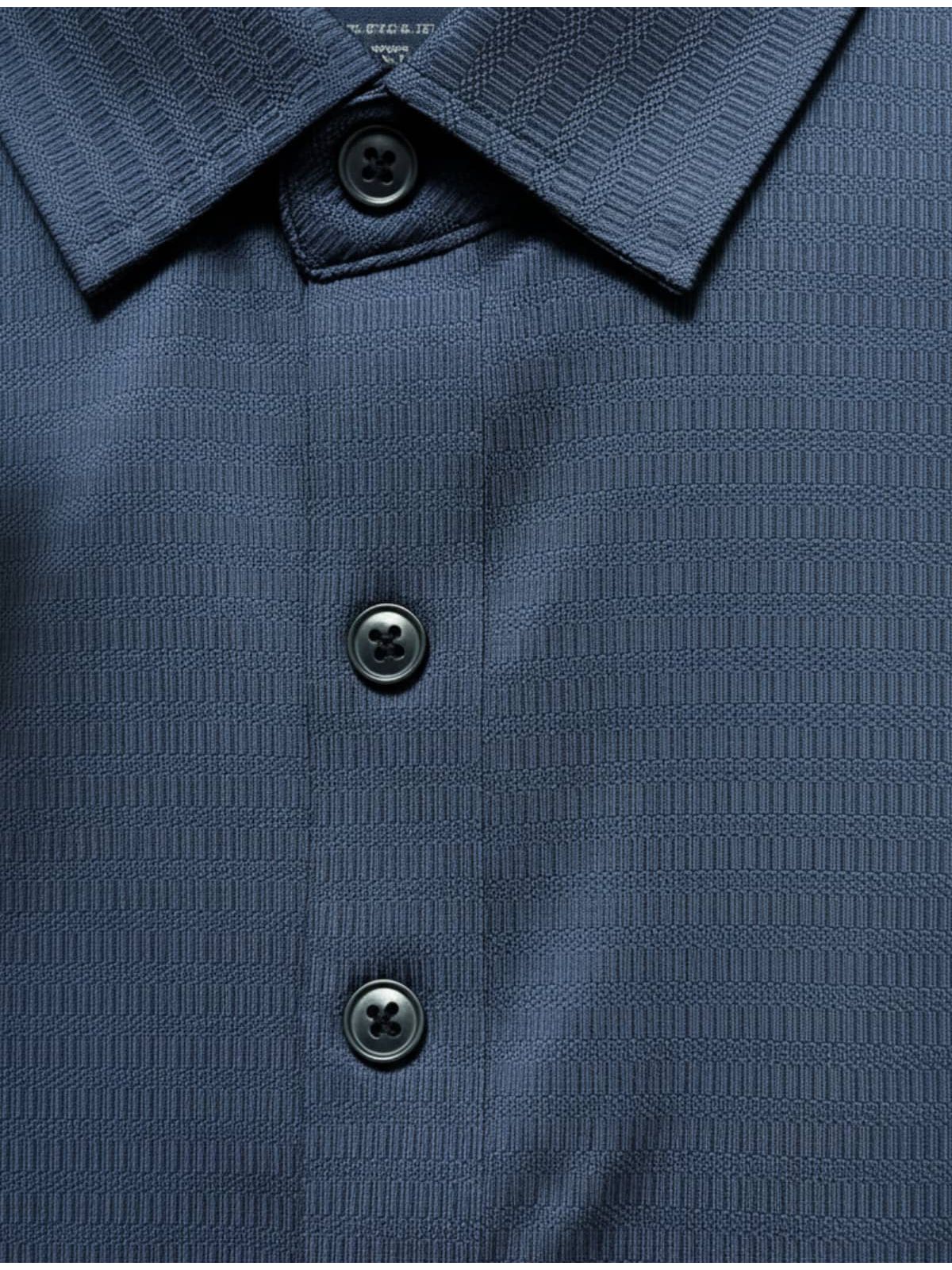 Gola polo poliamida chinês 3 Botões - Marinho - SP GRIFES - Camisetas Importadas no Atacado