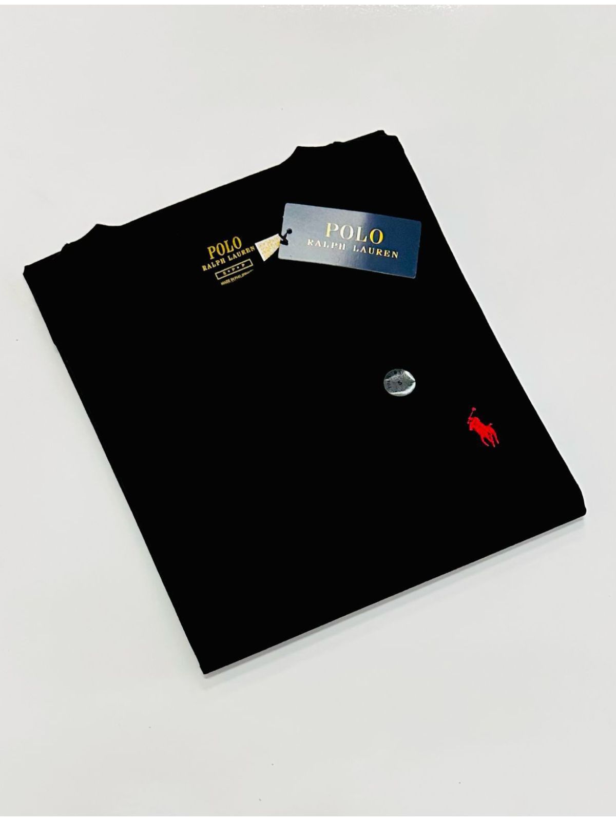 Camiseta Ralph Lauren - Preto - Egípcia - SP GRIFES - Camisetas Importadas no Atacado