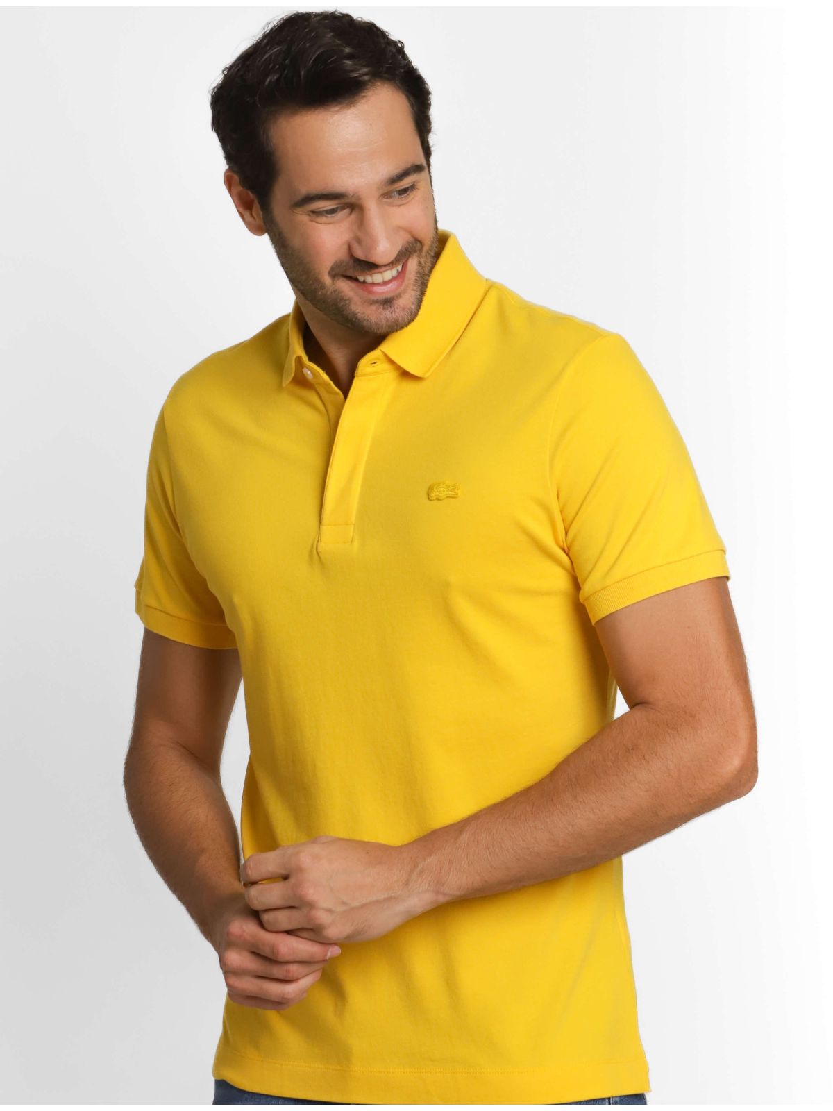 Polo Regular Fit Paris em Piqué Stretch Importada ... - SP GRIFES - Camisetas Importadas no Atacado