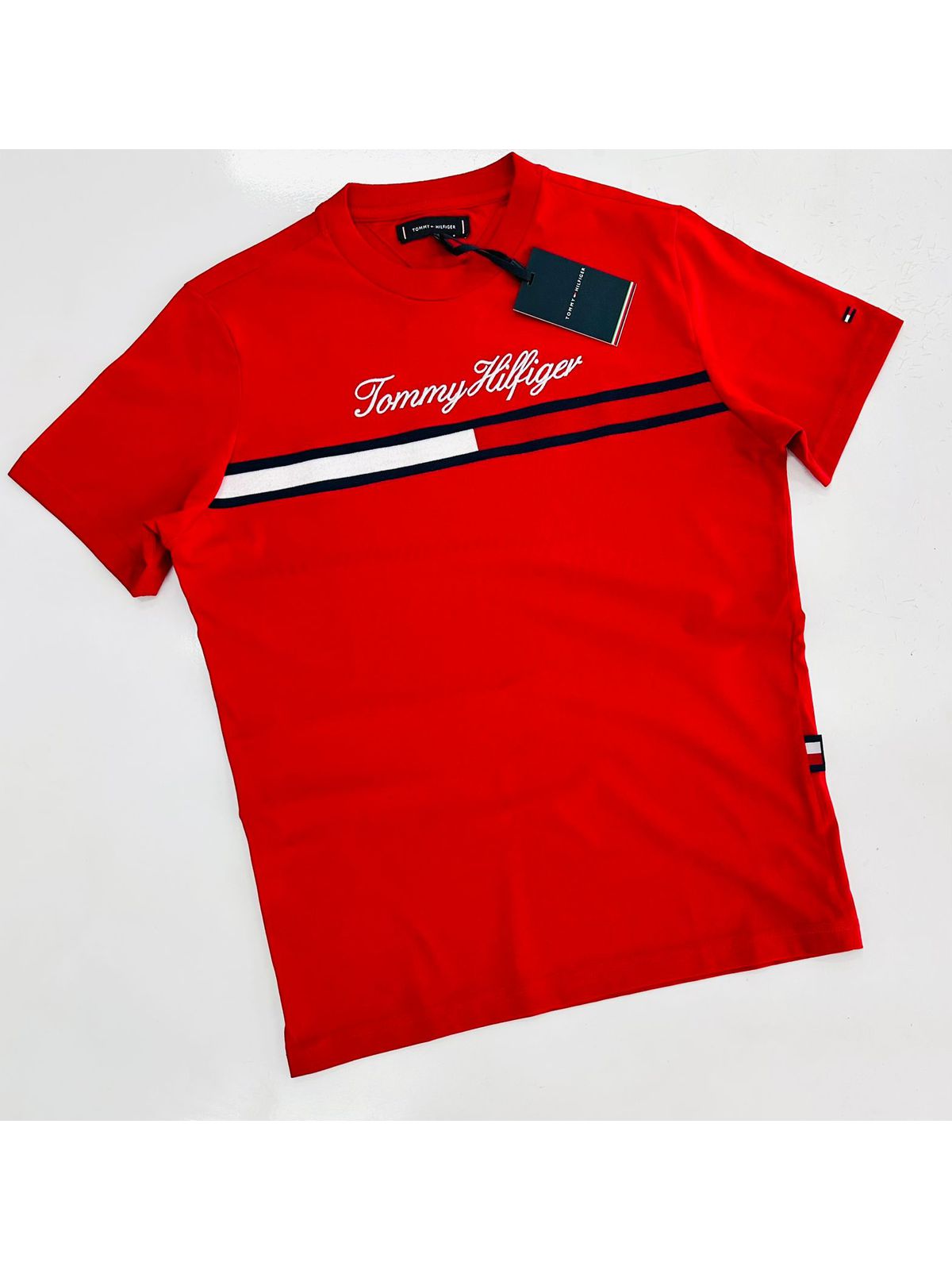 Camiseta Tommy Hilfiger Vermelha - Egípcia - SP GRIFES - Camisetas Importadas no Atacado