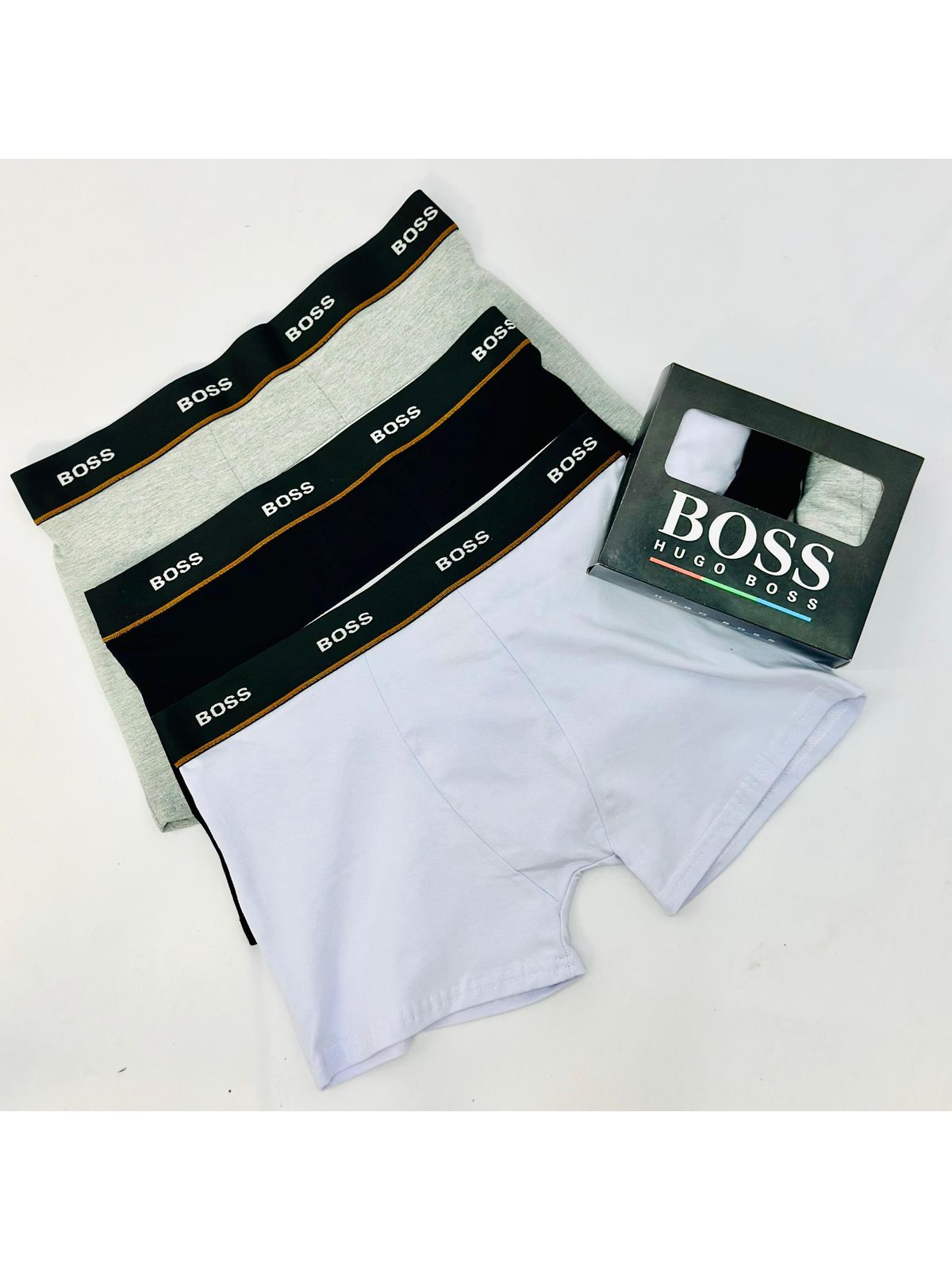 Kit 3 Hugo boss - Com Caixa - SP GRIFES - Camisetas Importadas no Atacado