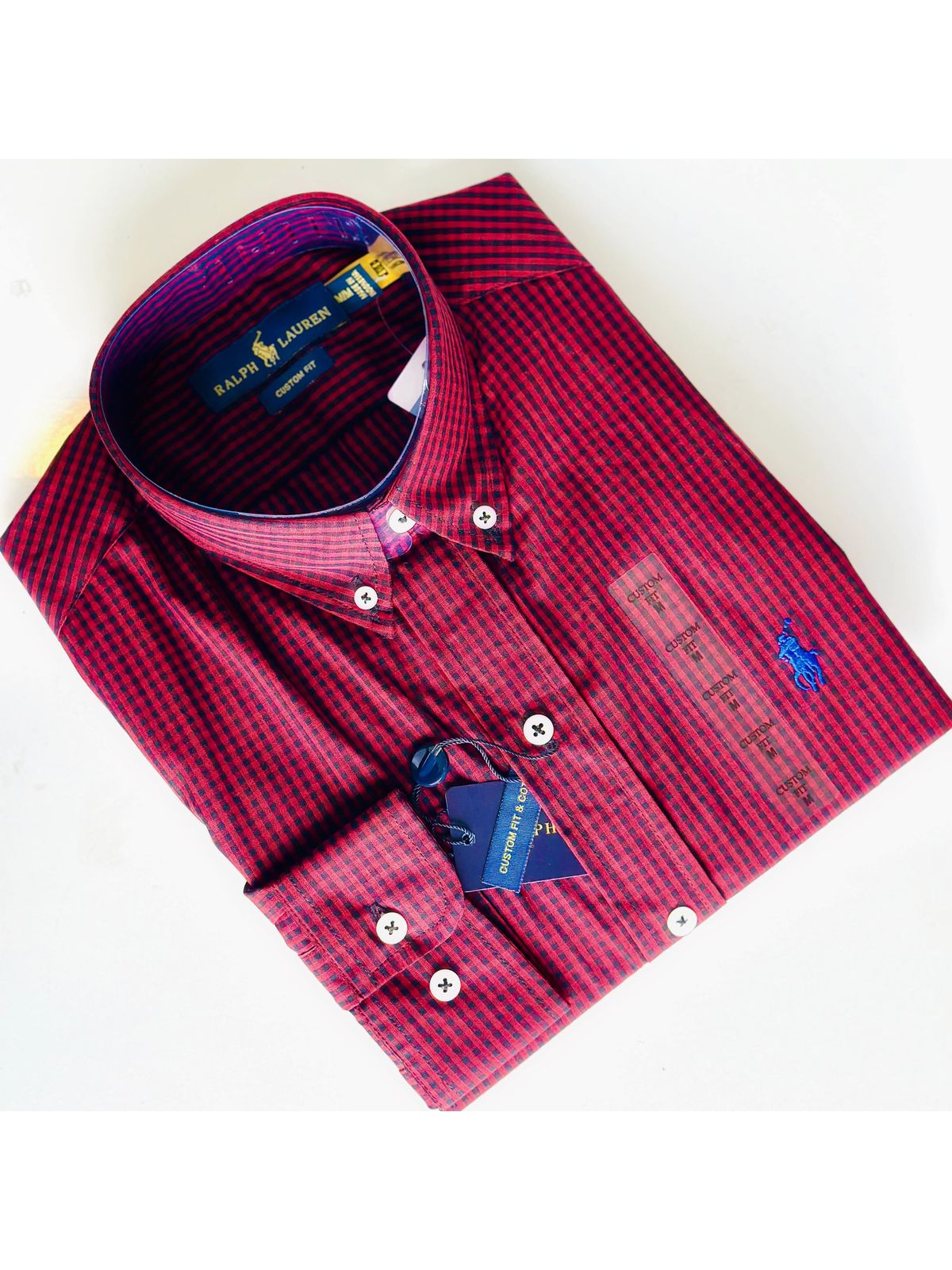 Camisa Social Ralph Lauren - Fio Tinto Micro Xadre... - SP GRIFES - Camisetas Importadas no Atacado