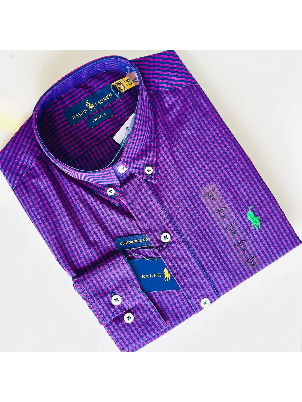 Camisa Social Ralph Lauren - Fio Tinto Micro Xadre... - SP GRIFES - Camisetas Importadas no Atacado