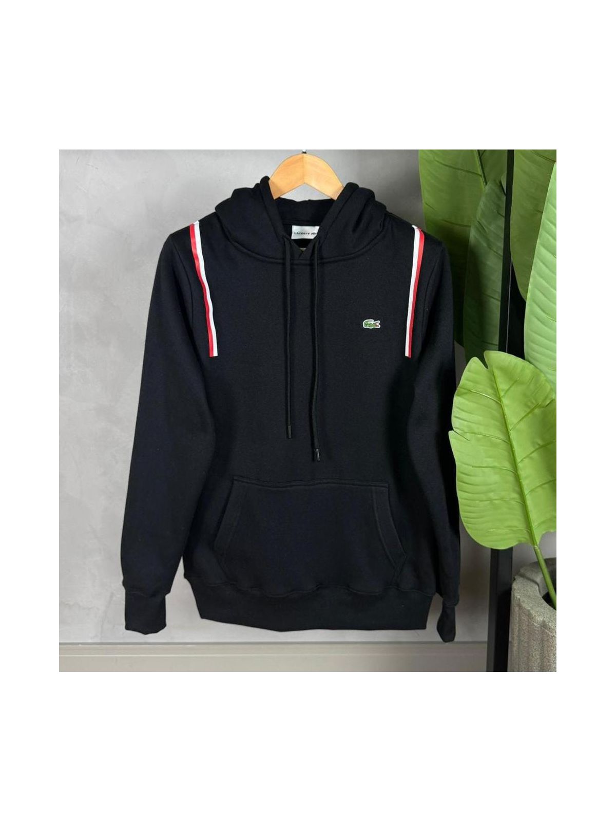 Moletom Lacoste - Preto - SP GRIFES - Camisetas Importadas no Atacado
