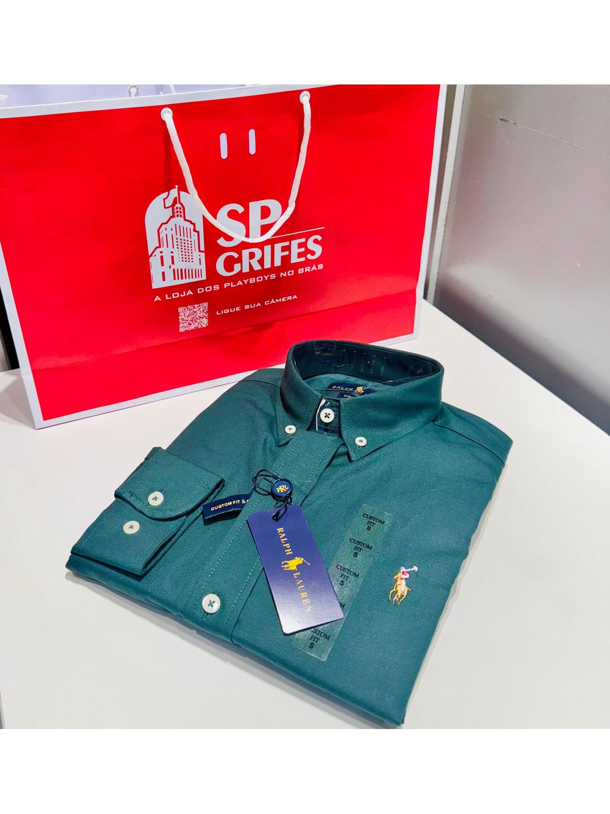 Camisa Social Ralph Lauren Oxford - SP GRIFES - Camisetas Importadas no Atacado
