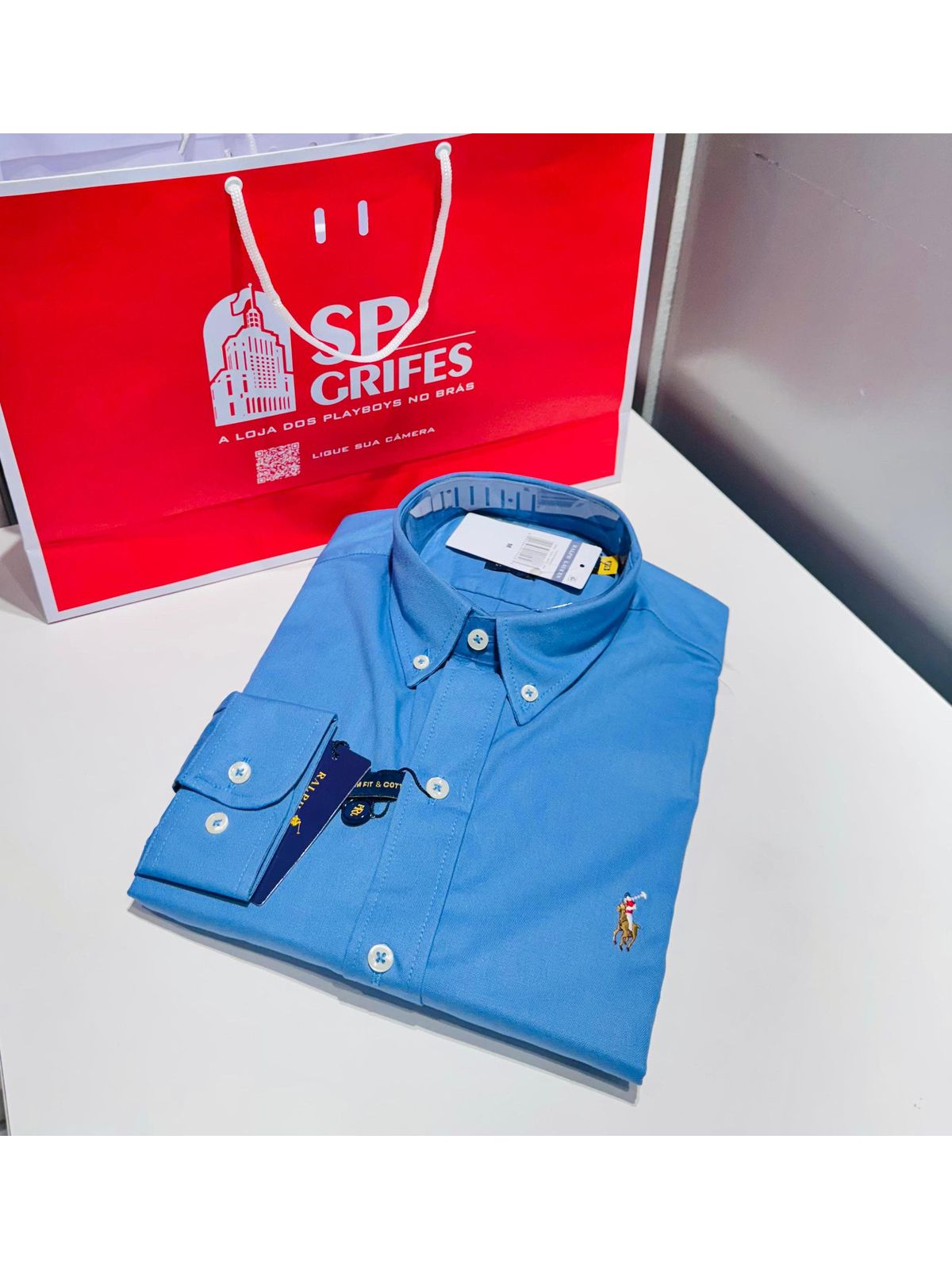 Camisa Social Ralph Lauren Oxford - SP GRIFES - Camisetas Importadas no Atacado