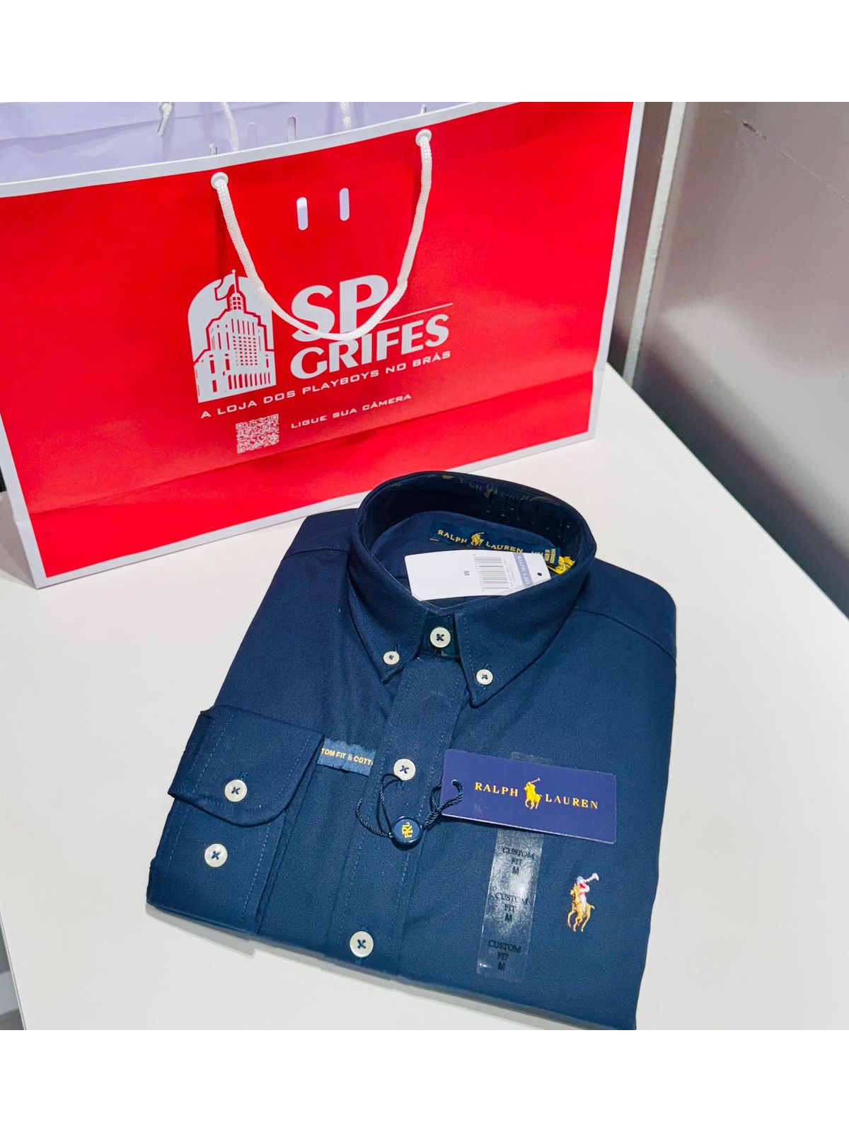Camisa Social Ralph Lauren Oxford - SP GRIFES - Camisetas Importadas no Atacado