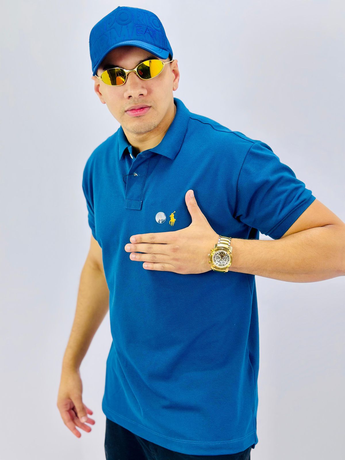 Gola Ralph Lauren AZ ROYAL - SP GRIFES - Camisetas Importadas no Atacado
