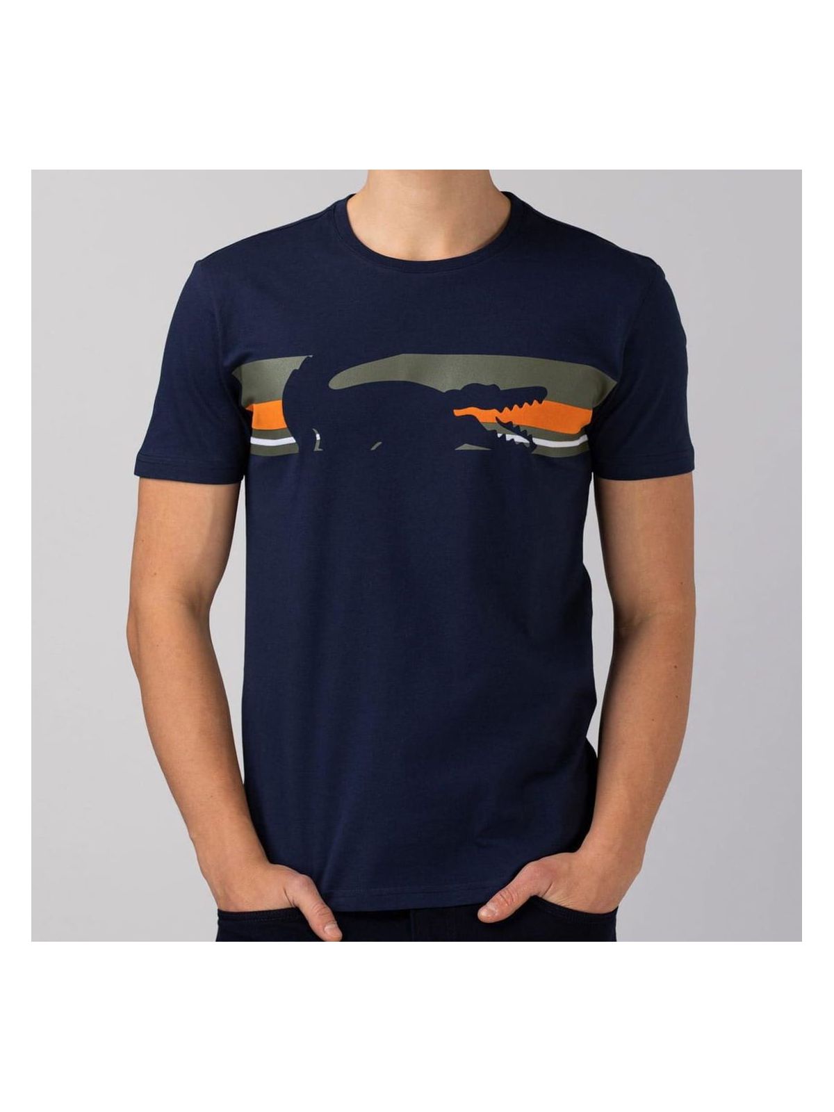 Camiseta Lacoste Azul Marinho - SP GRIFES - Camisetas Importadas no Atacado