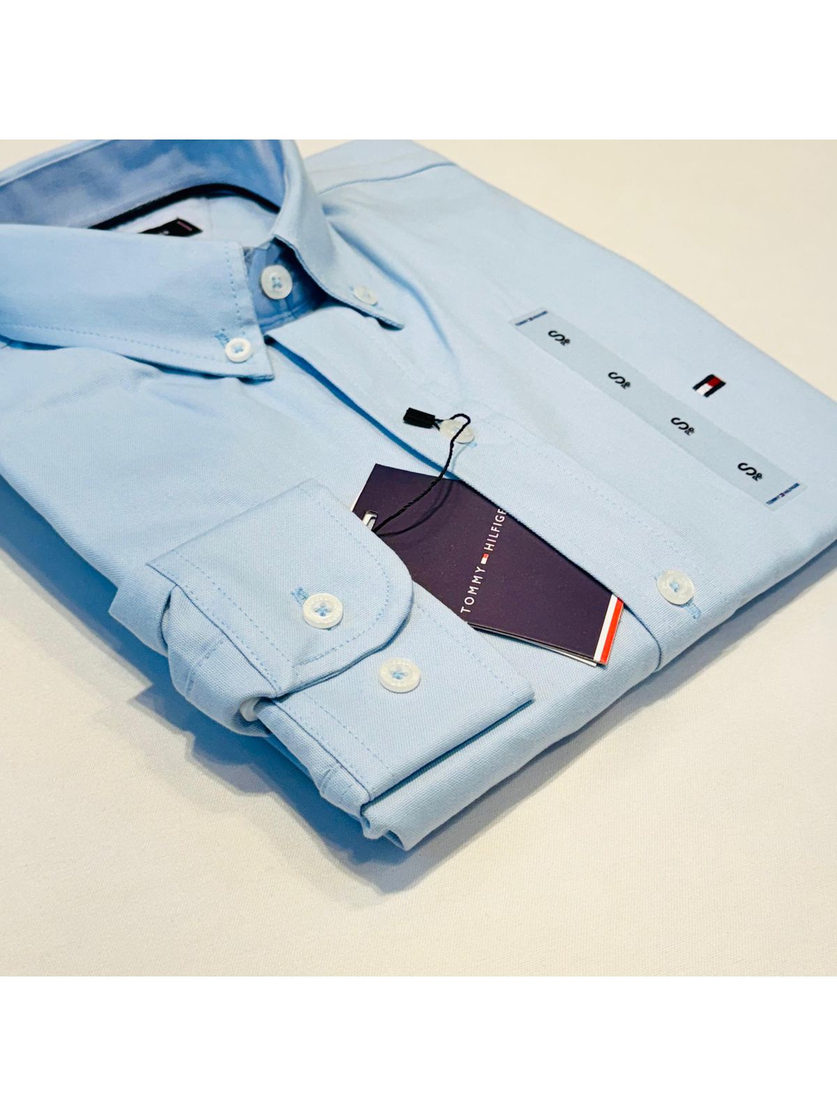 Social Tommy Hilfiger Oxford - Azul - SP GRIFES - Camisetas Importadas no Atacado