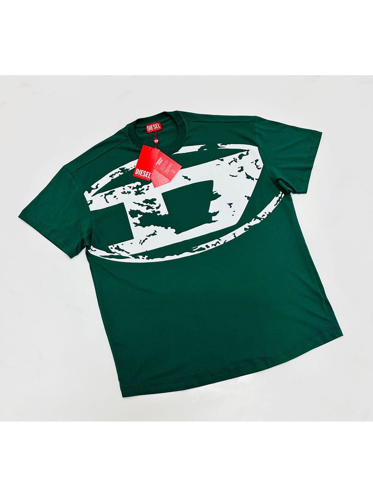 Camiseta Diesel Verde - Ouversized - SP GRIFES - Camisetas Importadas no Atacado