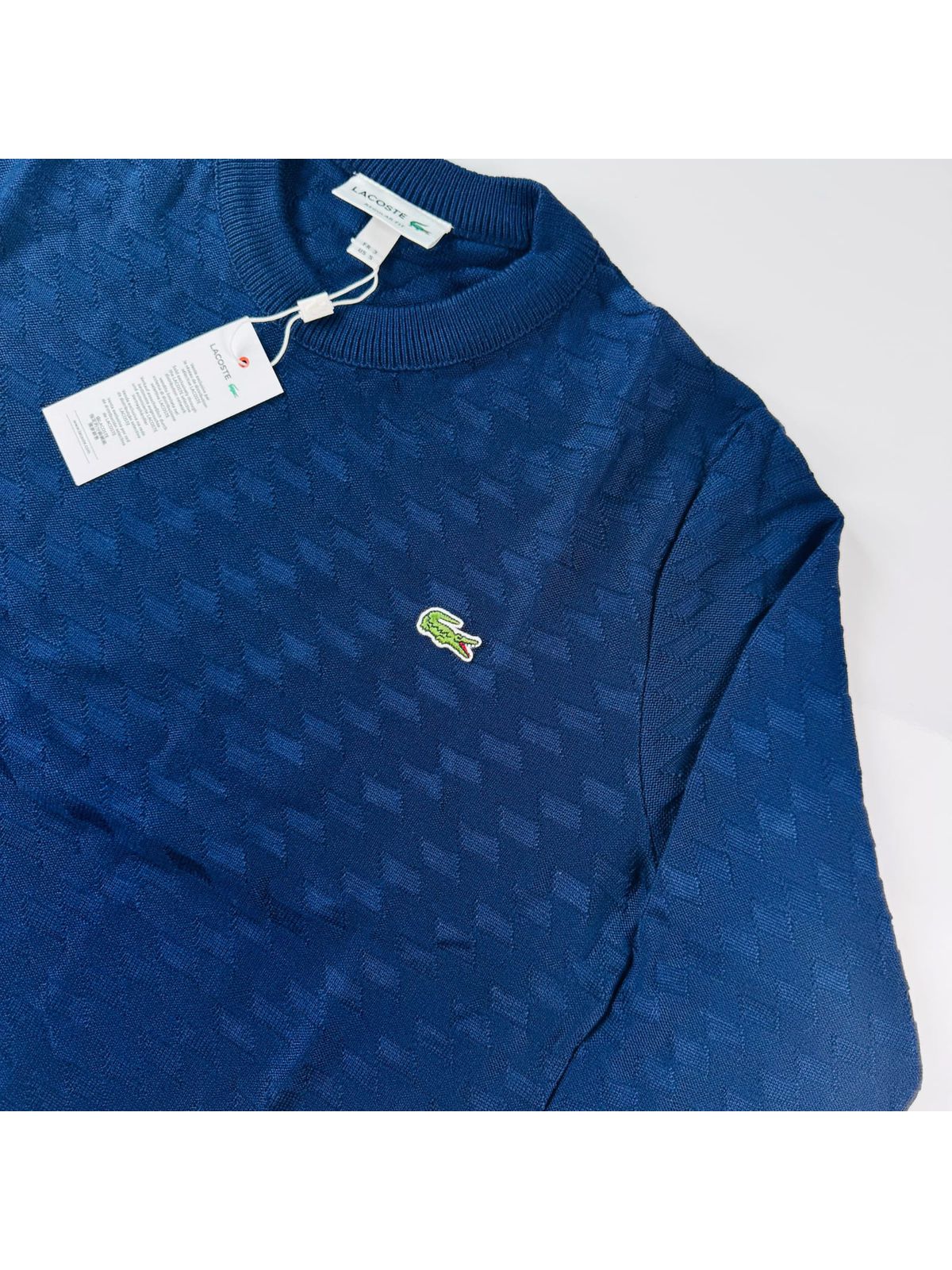 Suéter Lacoste - Marinho - SP GRIFES - Camisetas Importadas no Atacado