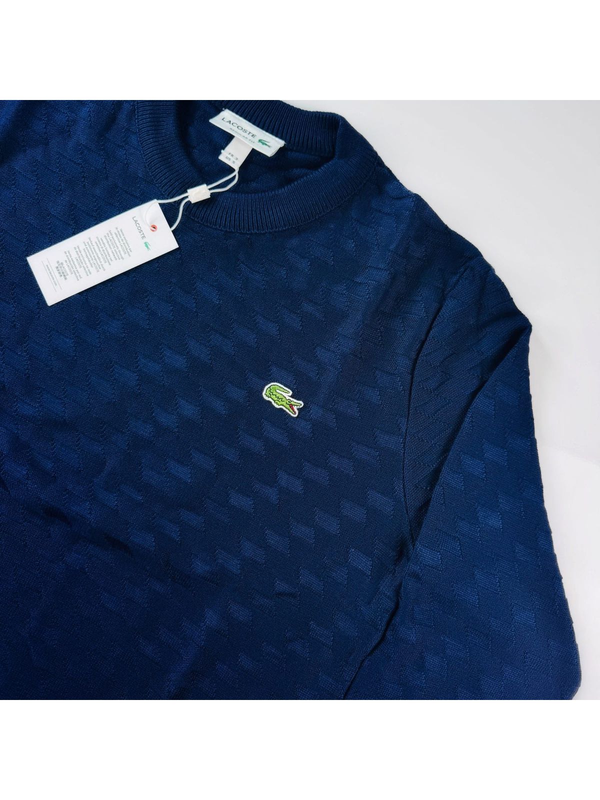 Suéter Lacoste - Marinho - SP GRIFES - Camisetas Importadas no Atacado