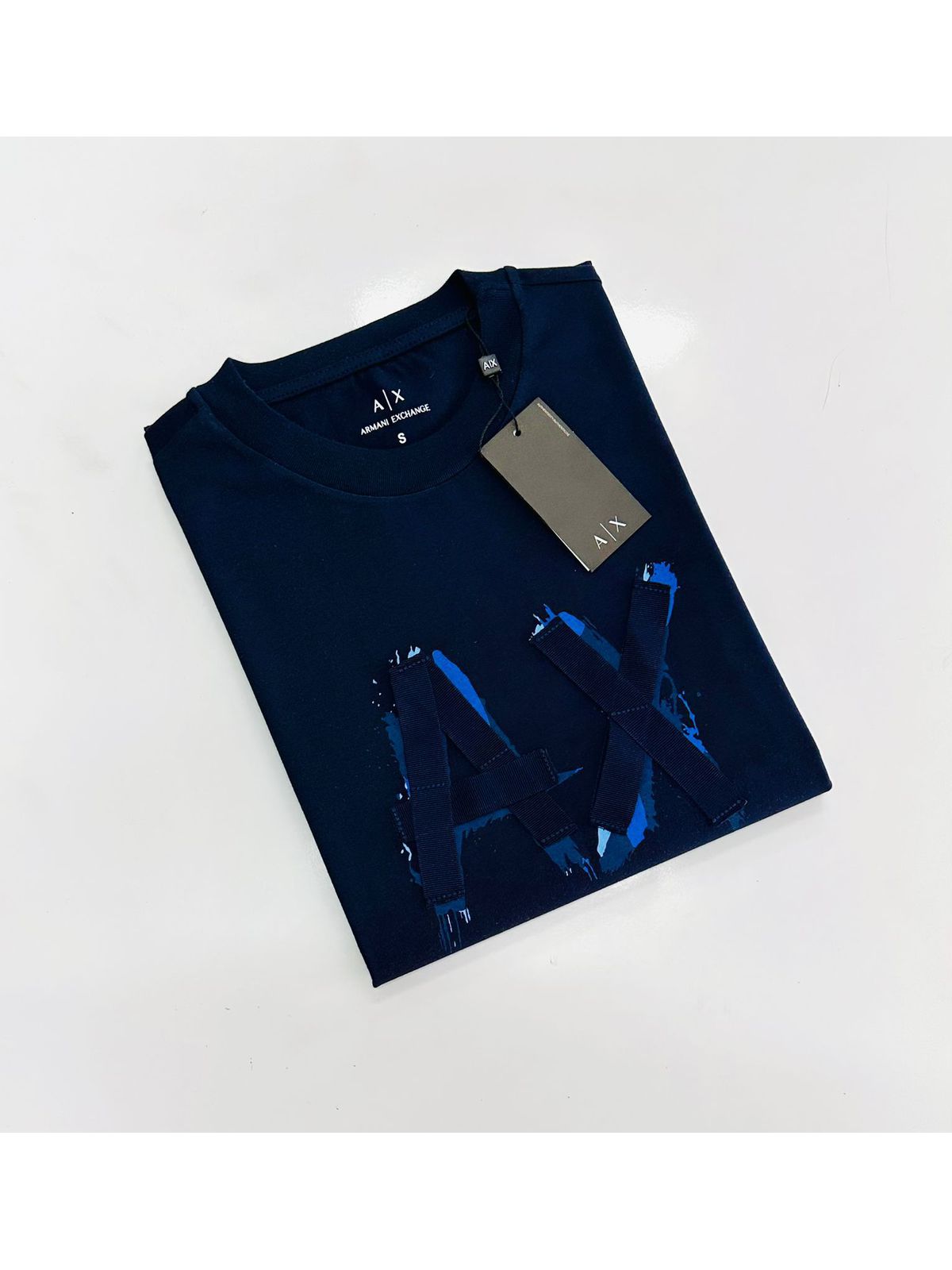 Camiseta Armani - Marinho - SP GRIFES - Camisetas Importadas no Atacado
