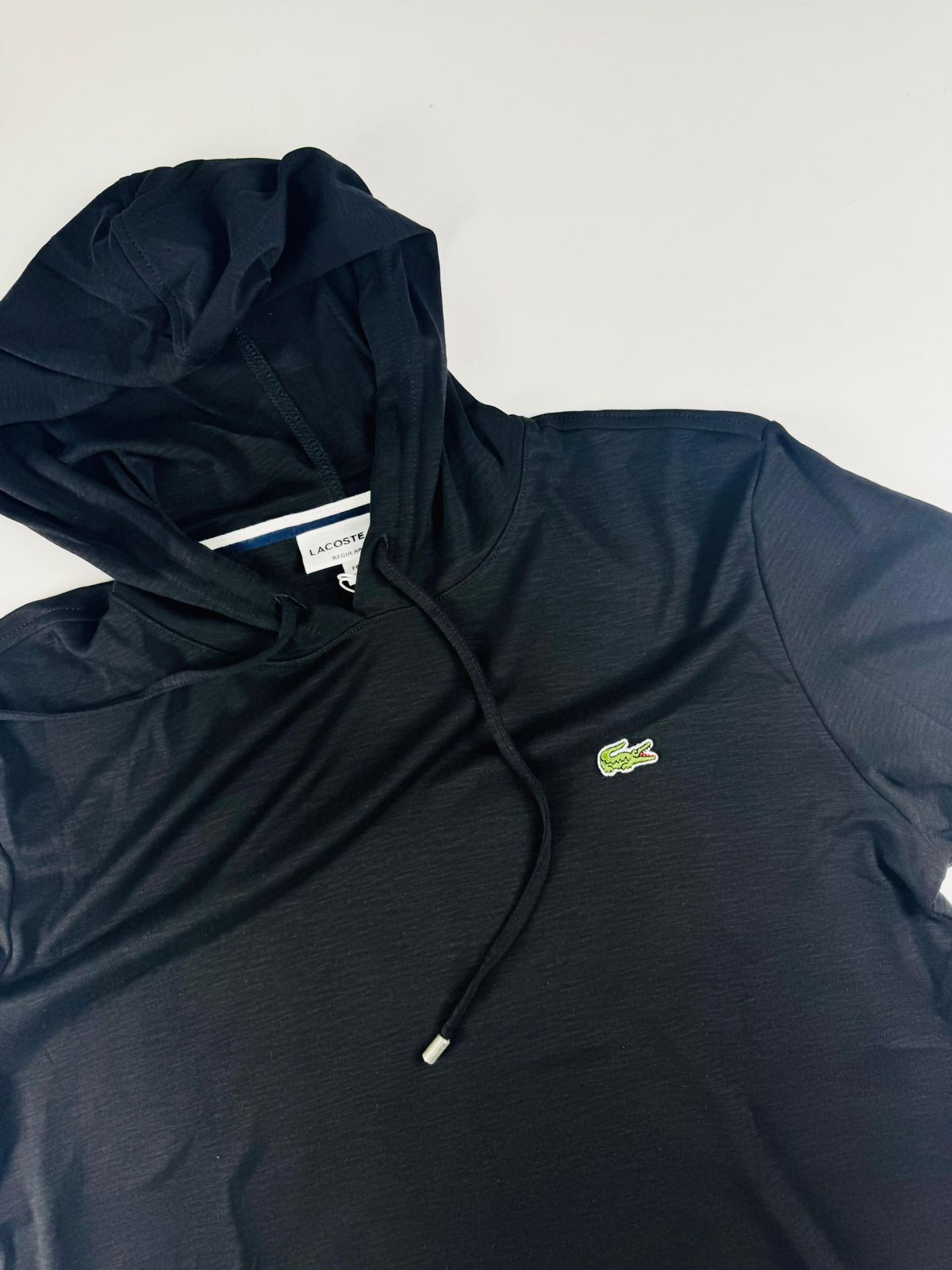 Moletim Lacoste - Preta - SP GRIFES - Camisetas Importadas no Atacado