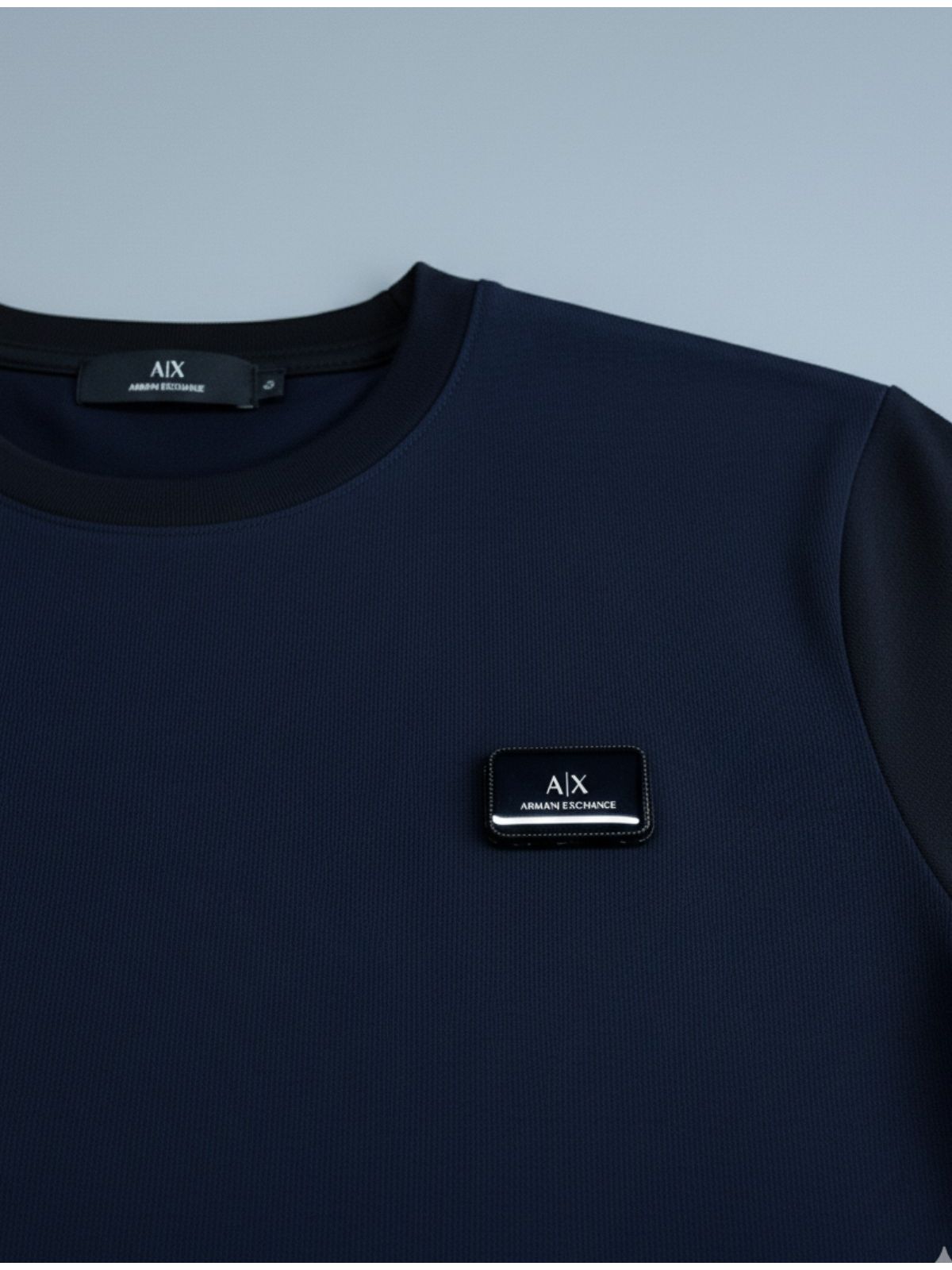 Camiseta Armani - Marinho - Chinesa - SP GRIFES - Camisetas Importadas no Atacado