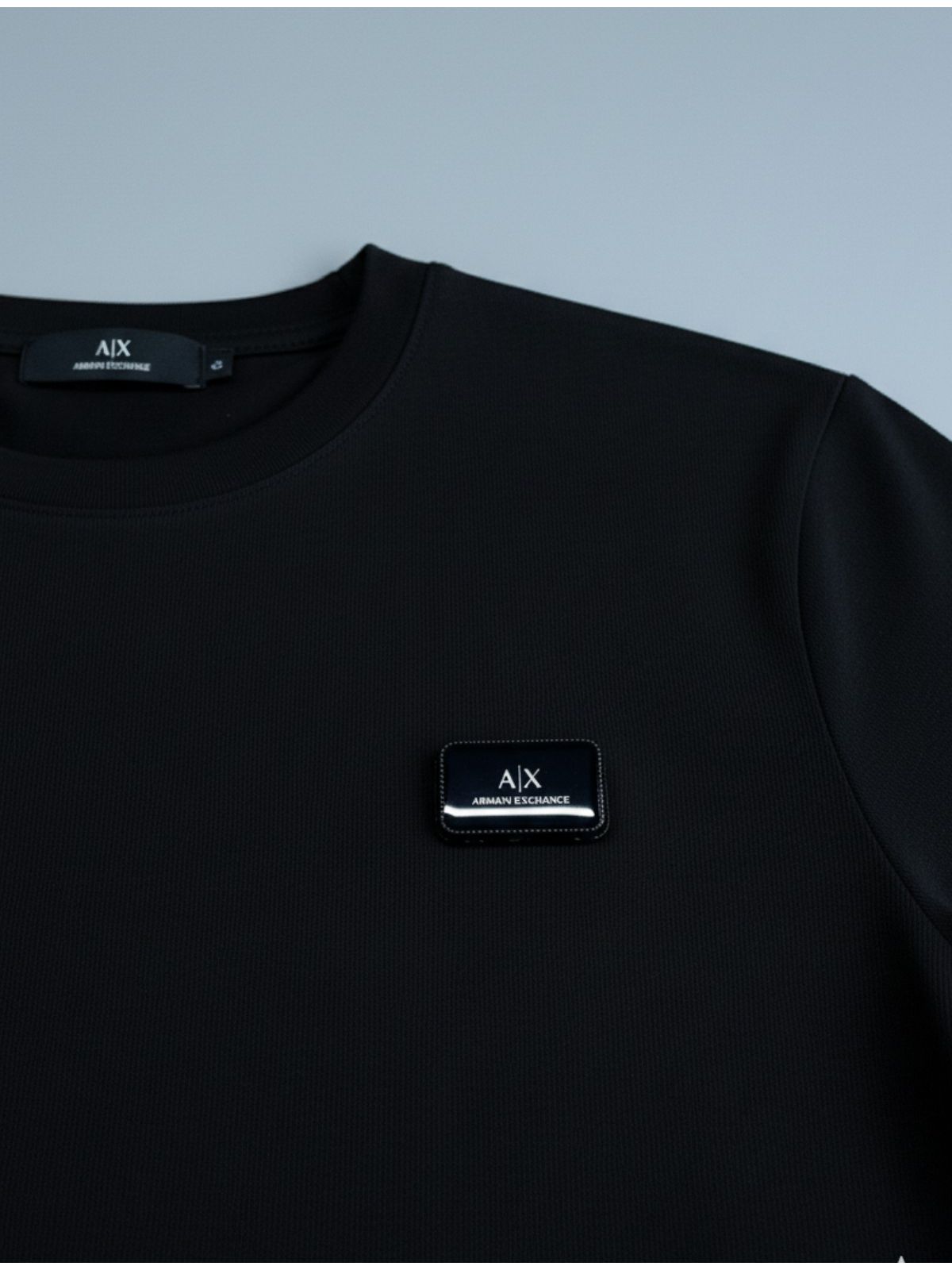 Camiseta Armani - Preta - Chinesa - SP GRIFES - Camisetas Importadas no Atacado