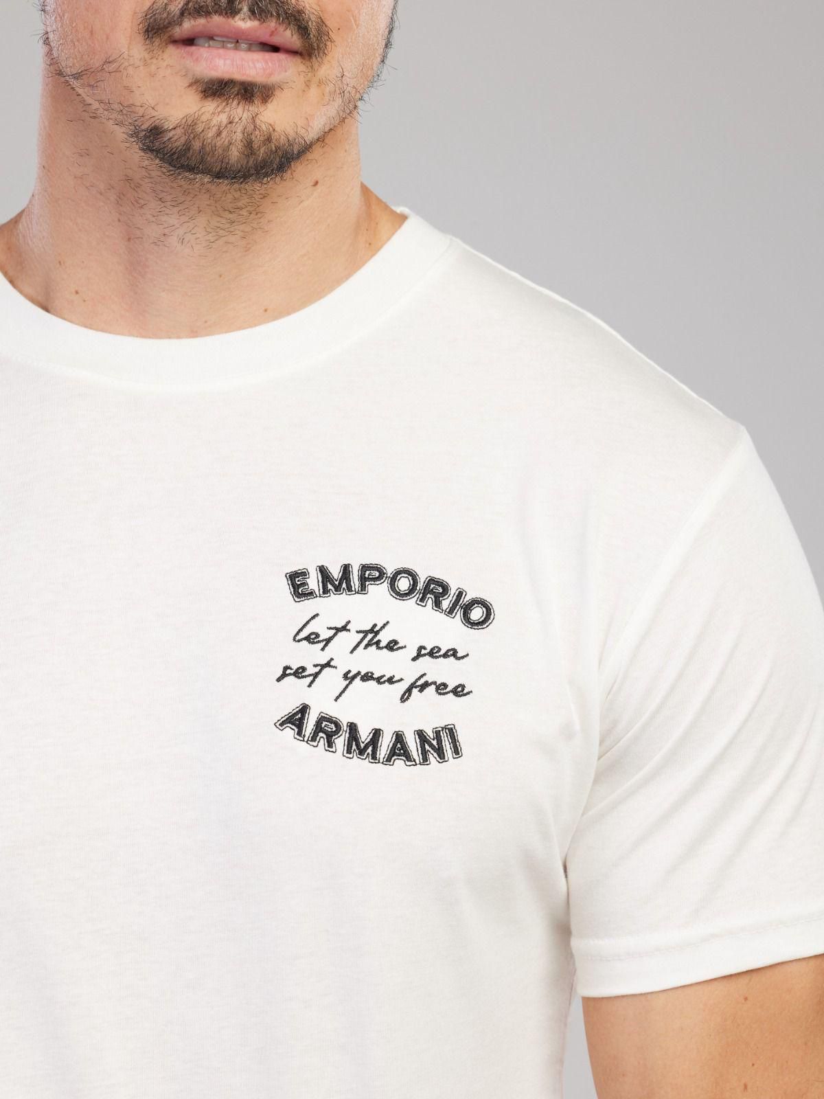 Camiseta Armani Branca - SP GRIFES - Camisetas Importadas no Atacado