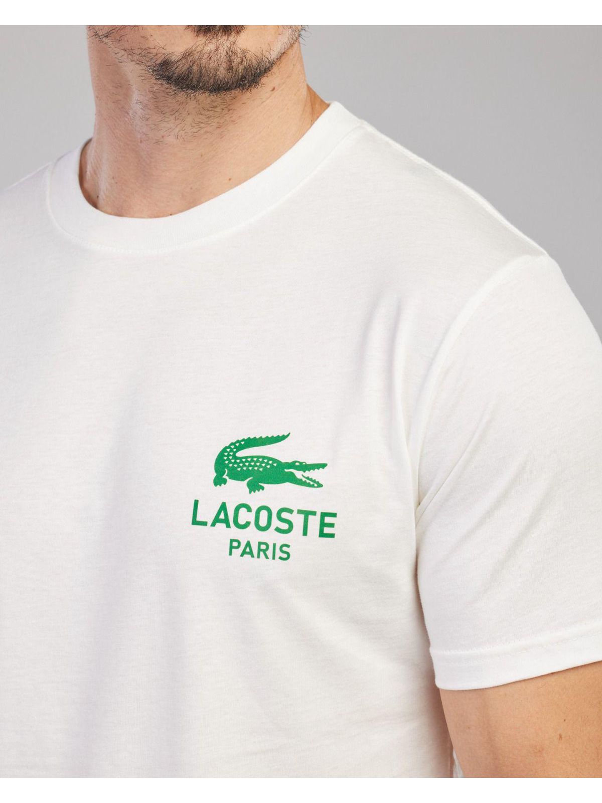 Camiseta Lacoste Branca - SP GRIFES - Camisetas Importadas no Atacado