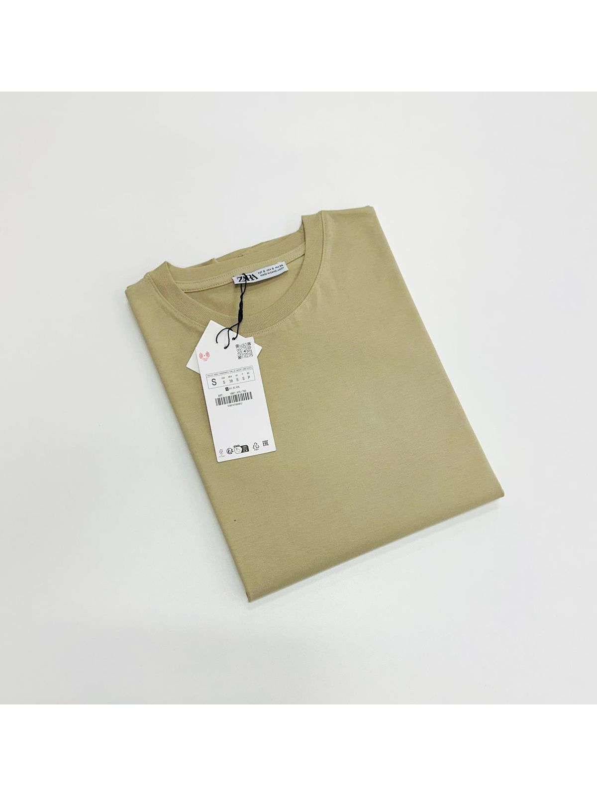 CAMISETA ZARA - BEGE - SP GRIFES - Camisetas Importadas no Atacado