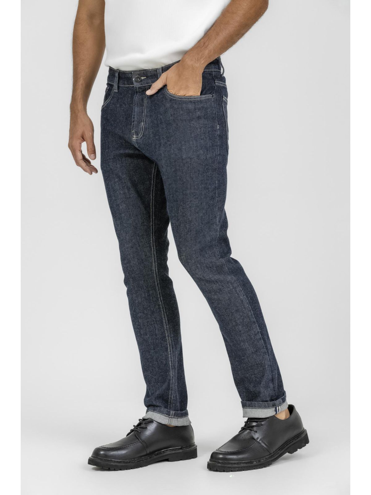 Calça Jeans Modelagem Regular Blue CL24028 - 63797 - Teselli