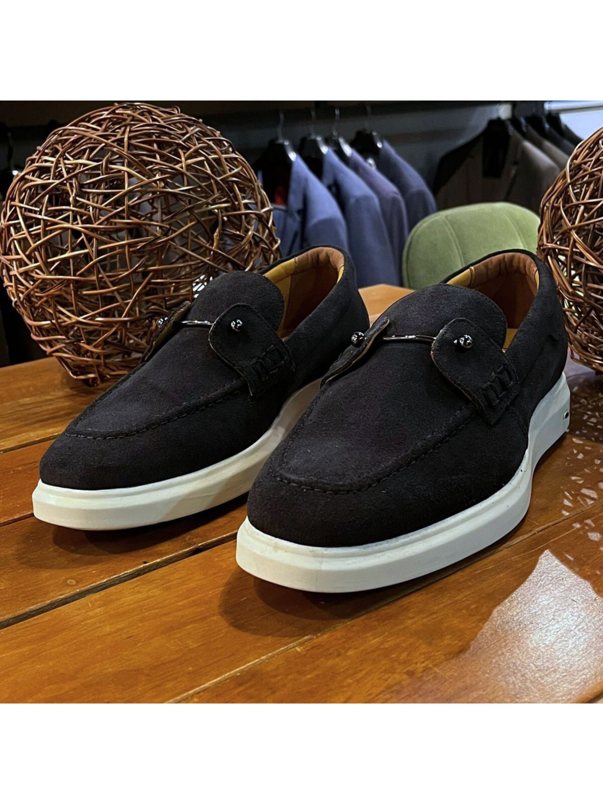 Loafer Teselli Uncle Camurça Marinho Air 91600 - 6... - Teselli