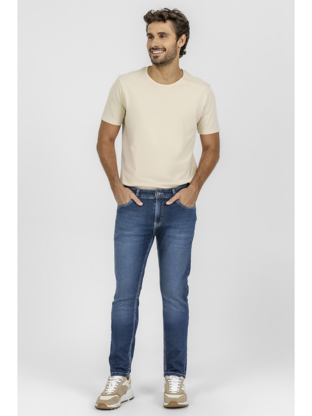 Calça Jeans King e Joe Slim Blue CL24017 - 63656 - Teselli