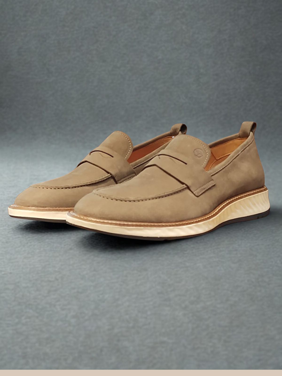 Sapato Loafer Teselli Cinza Premium - Parma - 5174 - Teselli