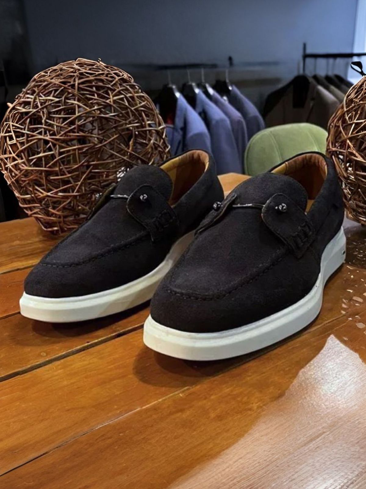 Loafer Teselli Uncle Camurça Marinho Air 91600 - 6... - Teselli