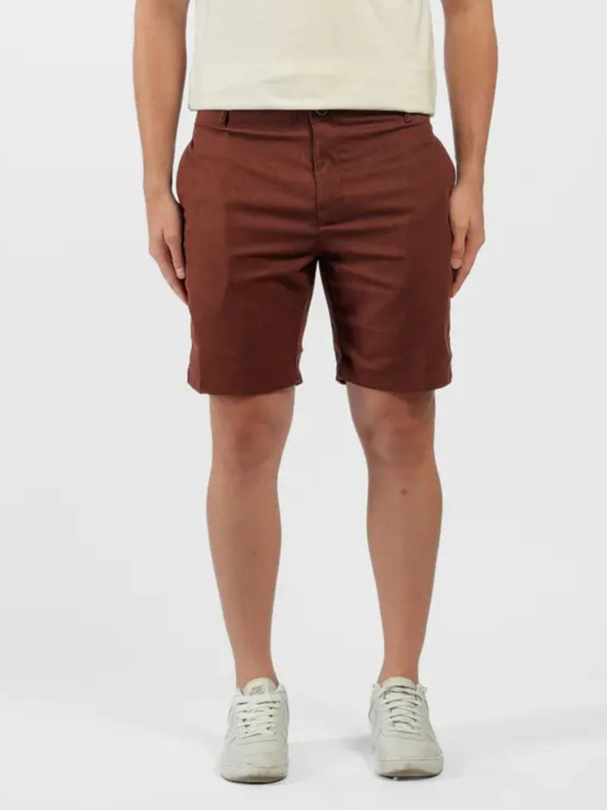 Bermuda em Linho Saka Marrom BE82502 - 65814 - Teselli