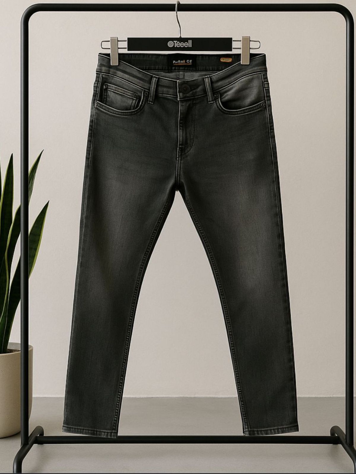 Calça Jeans Skinny King e Joe Black Estonada CL240... - Teselli