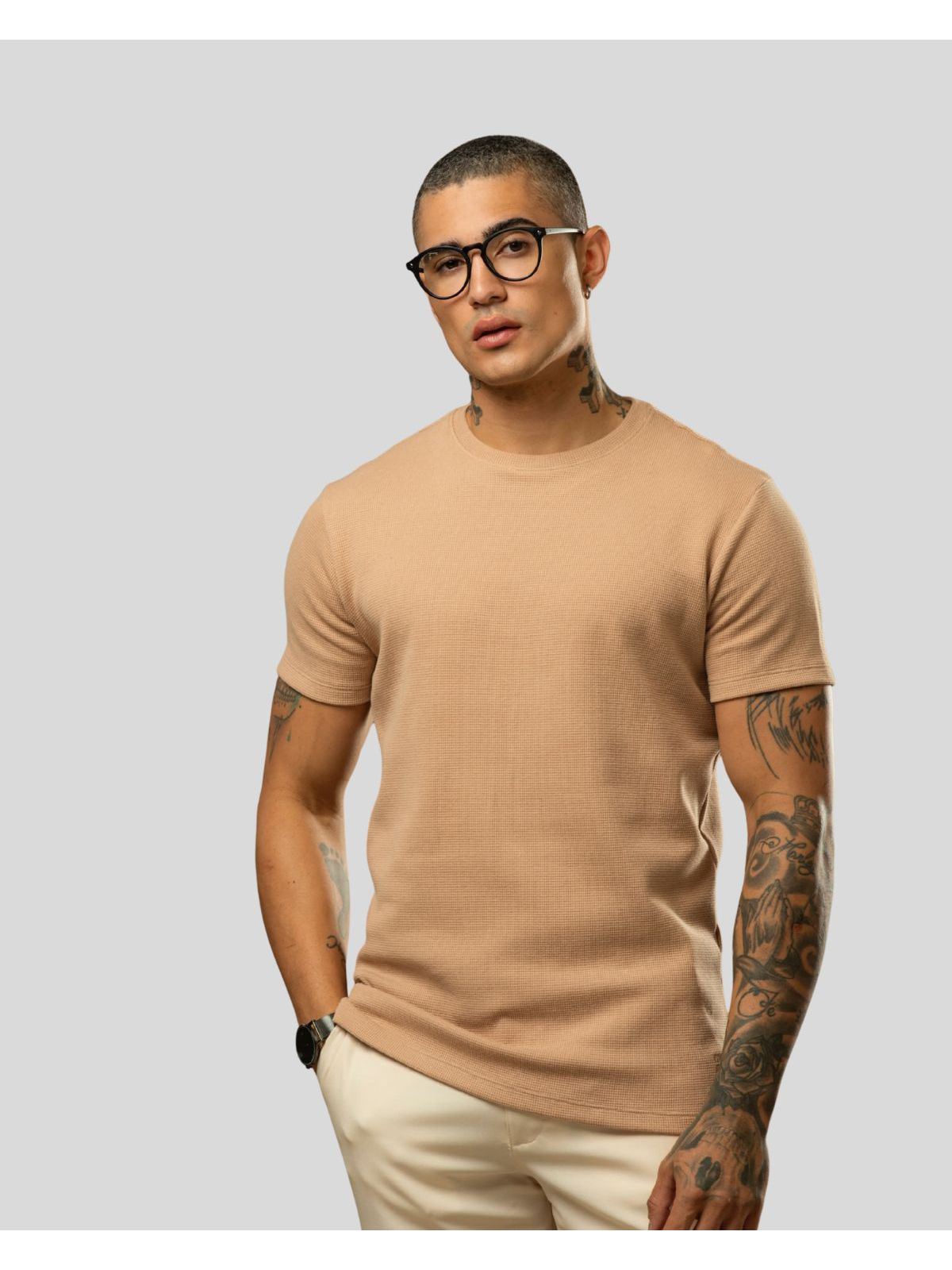 Camisa Em Tricô Oxing Nude 120725 - 64128 - Teselli