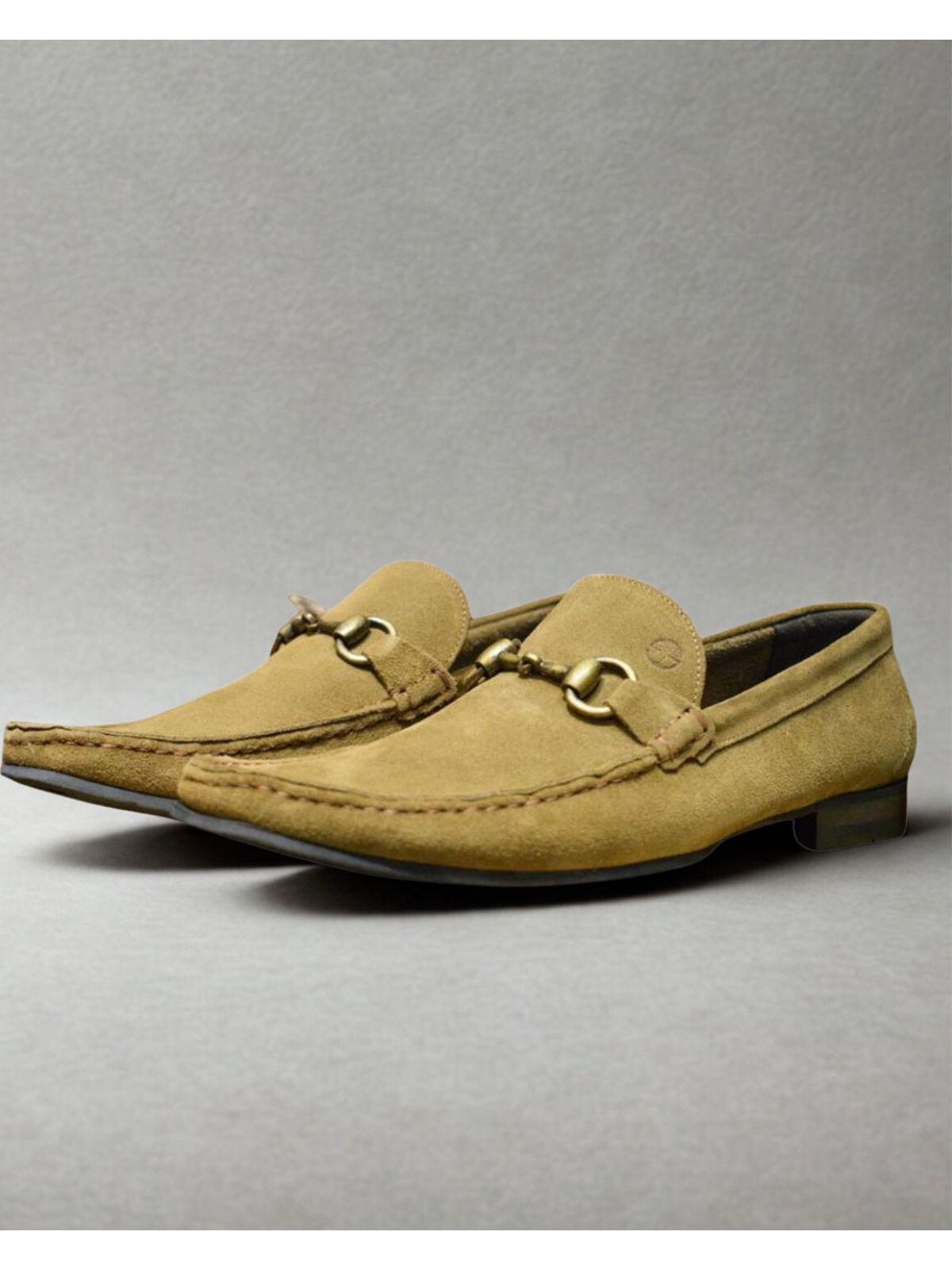 Mocassim Loafer Teselli Cadore Couro Camurça Bege ... - Teselli