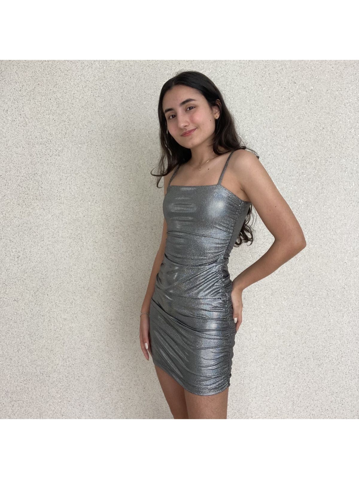 VESTIDO HOLOGRÁFICO METALIZADO